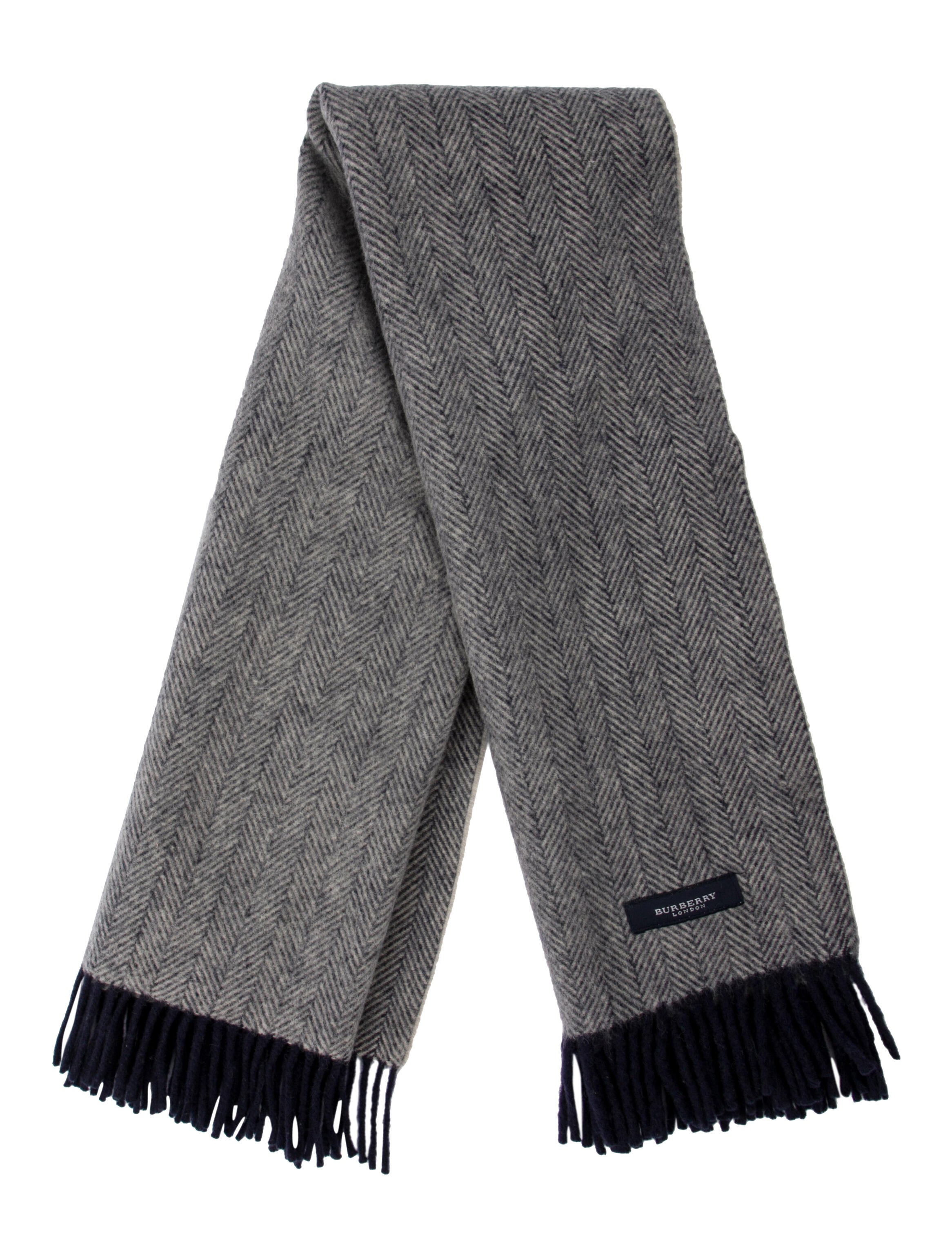 Burberry London Wool Striped Scarf