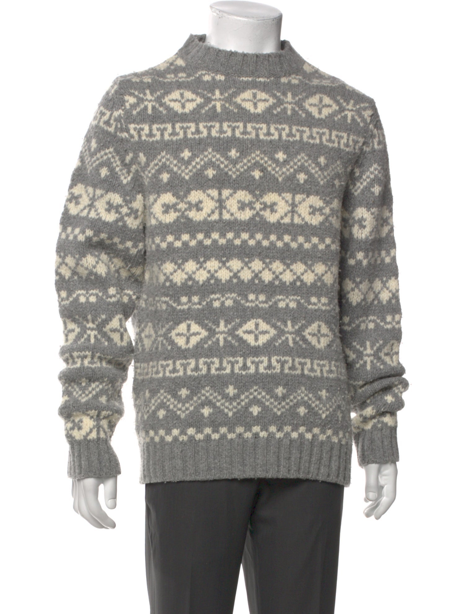 Burberry London Merino Wool Printed Pullover