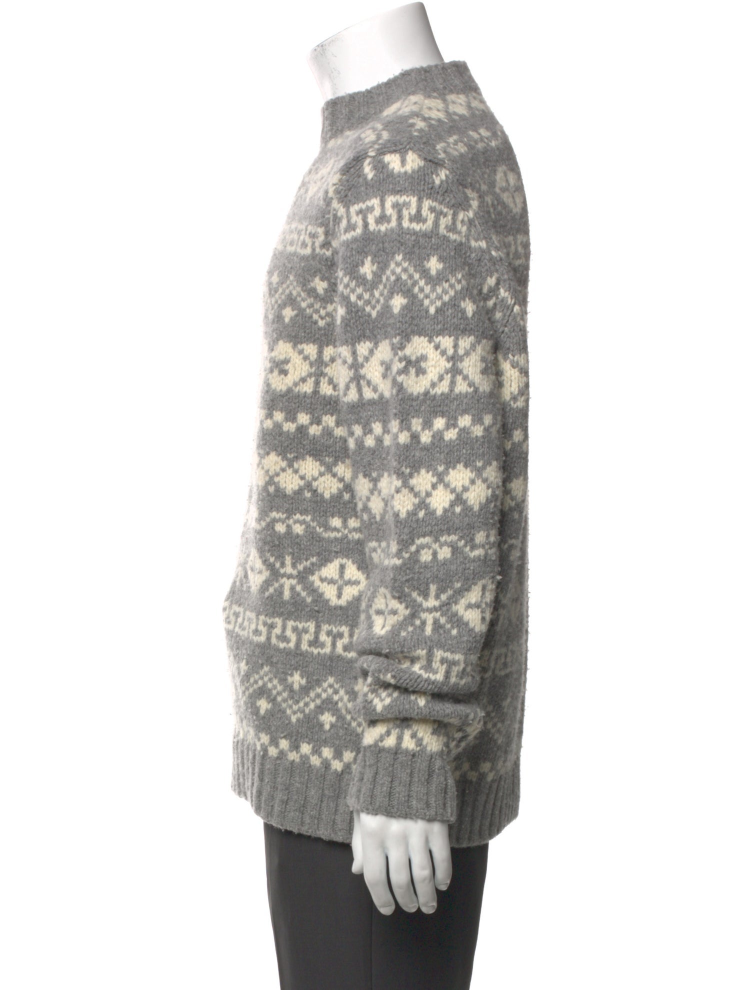 Burberry London Merino Wool Printed Pullover