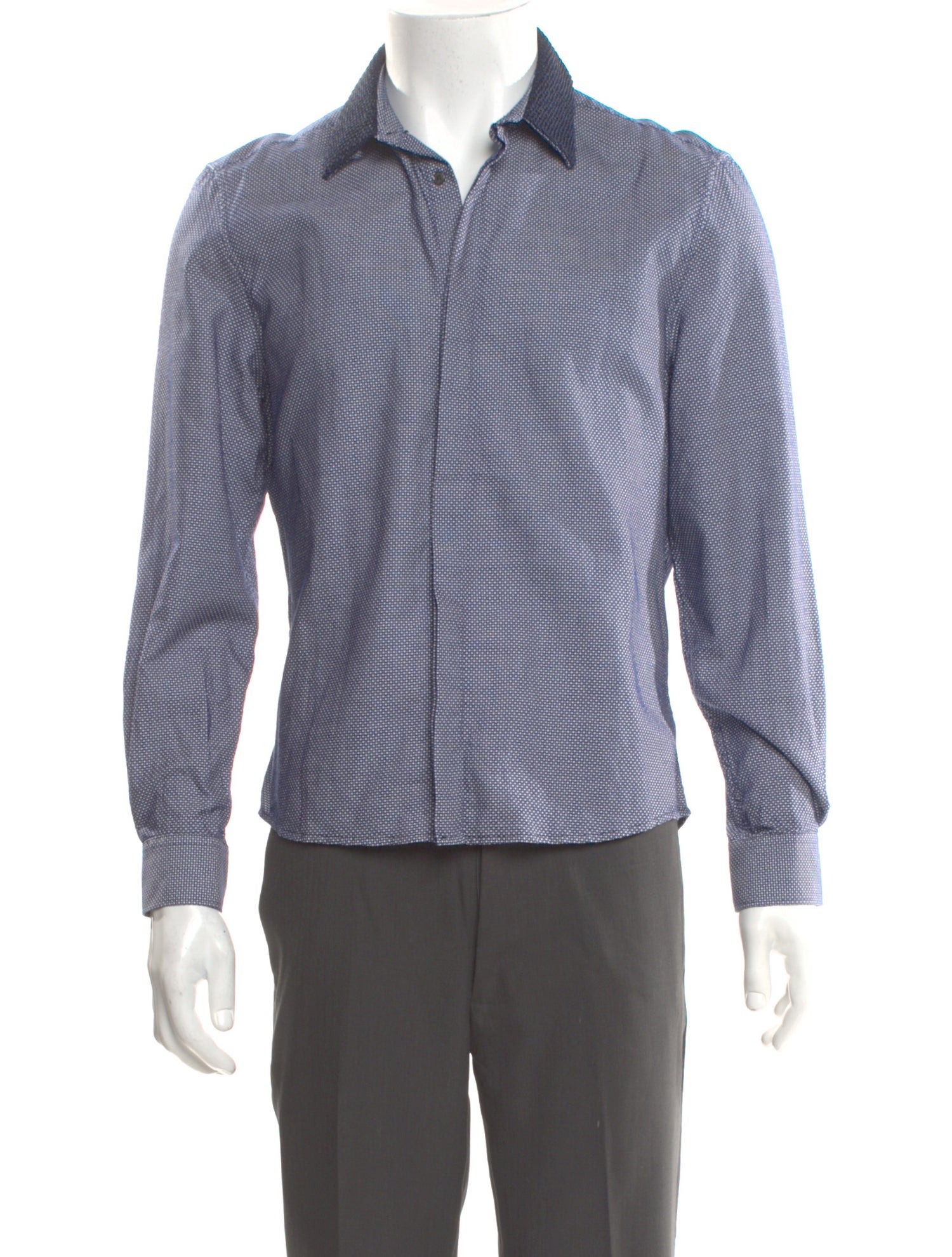 Burberry London House Check Pattern Long Sleeve Shirt
