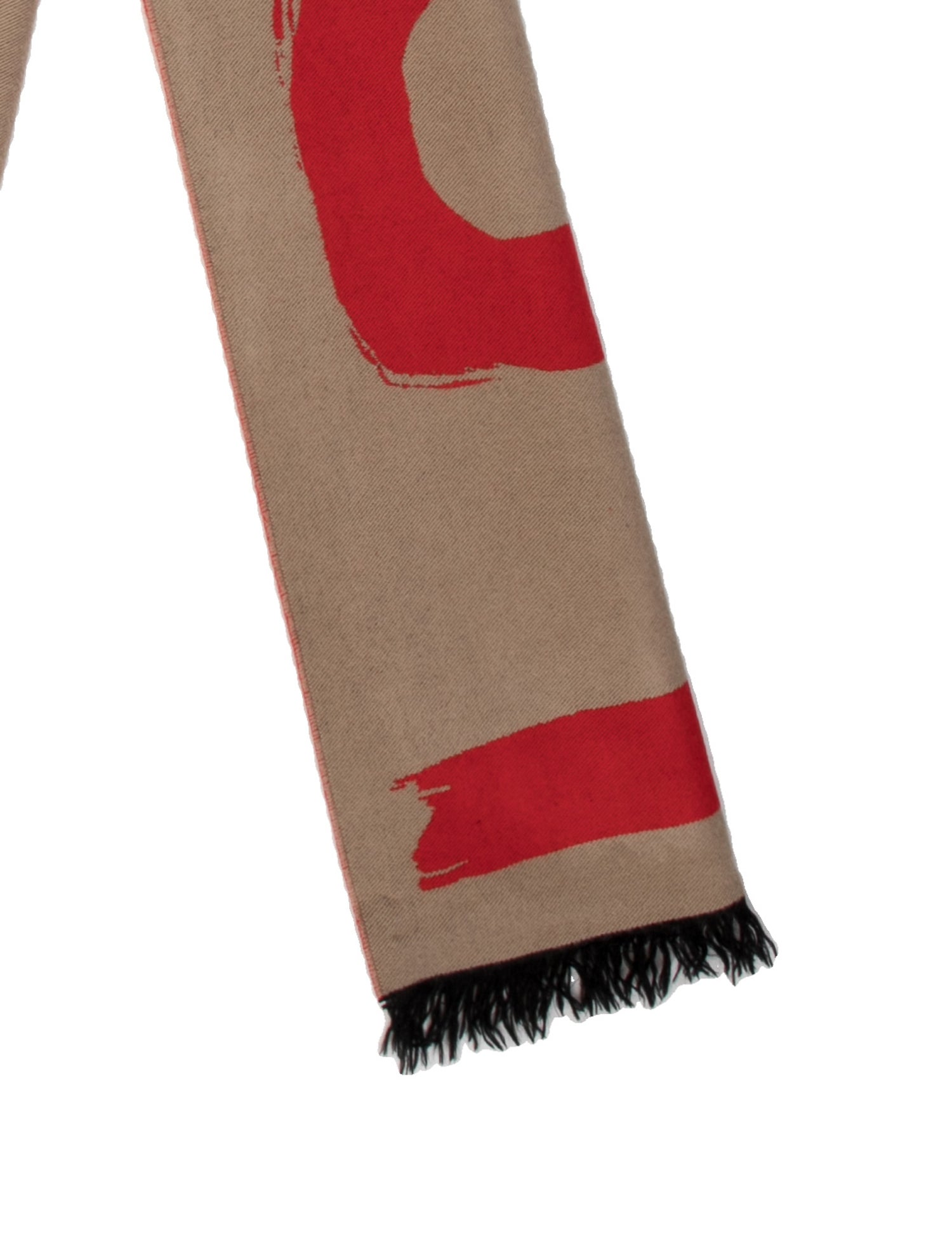 Burberry London Wool Printed Scarf