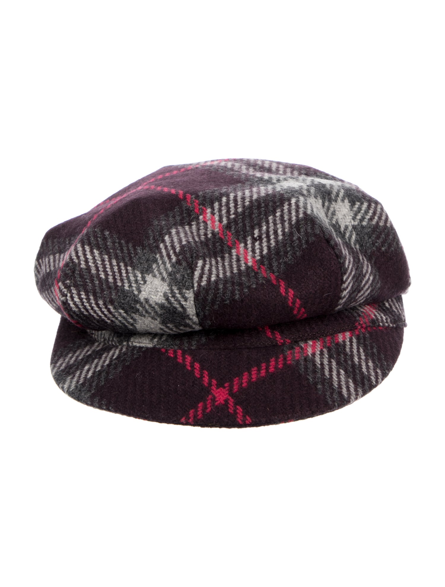 Burberry London Nova Check Wool newsboy hat