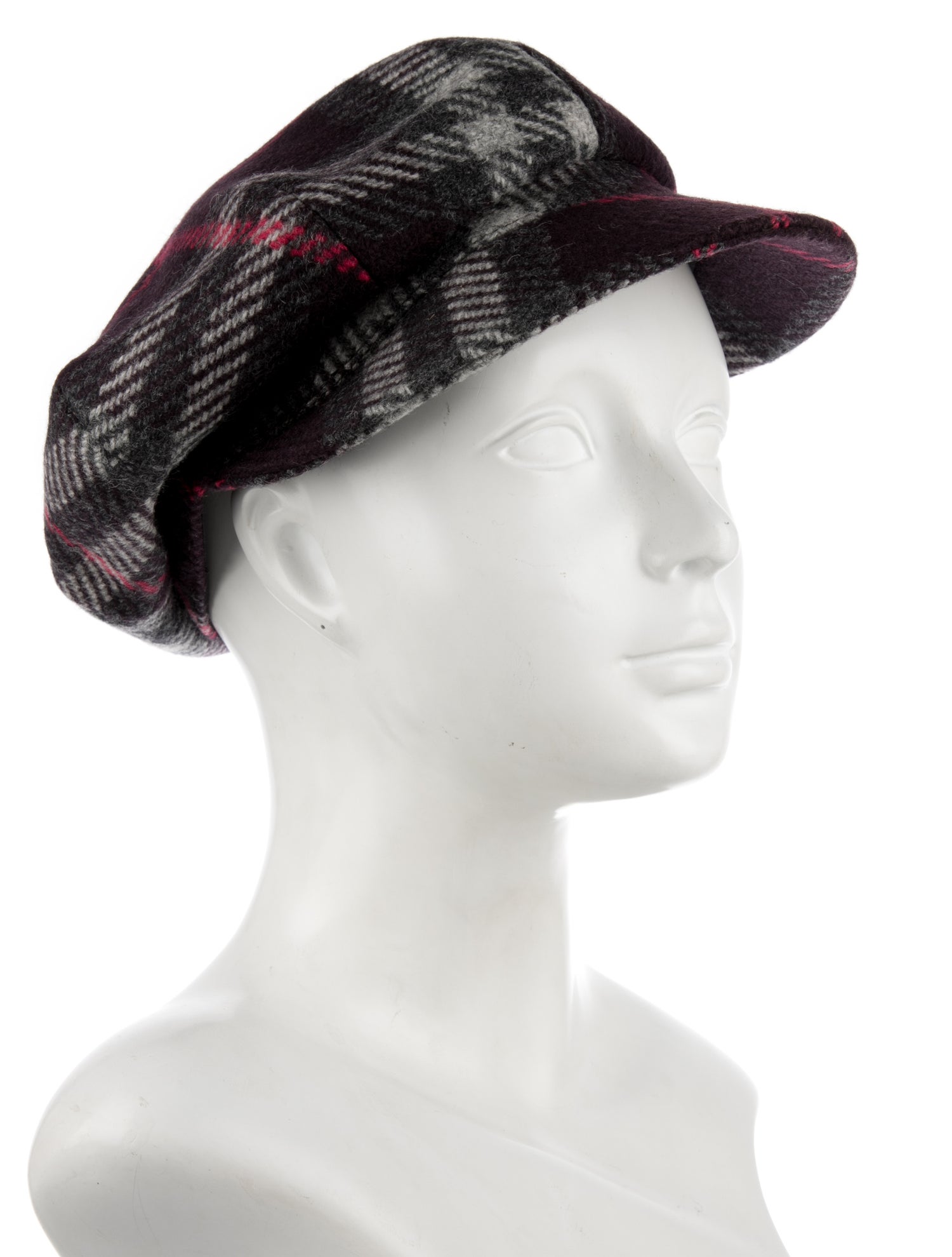 Burberry London Nova Check Wool newsboy hat