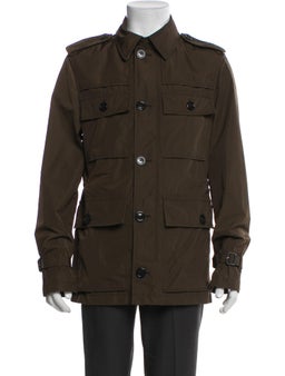 Exploded Check Pattern Utility Jacket