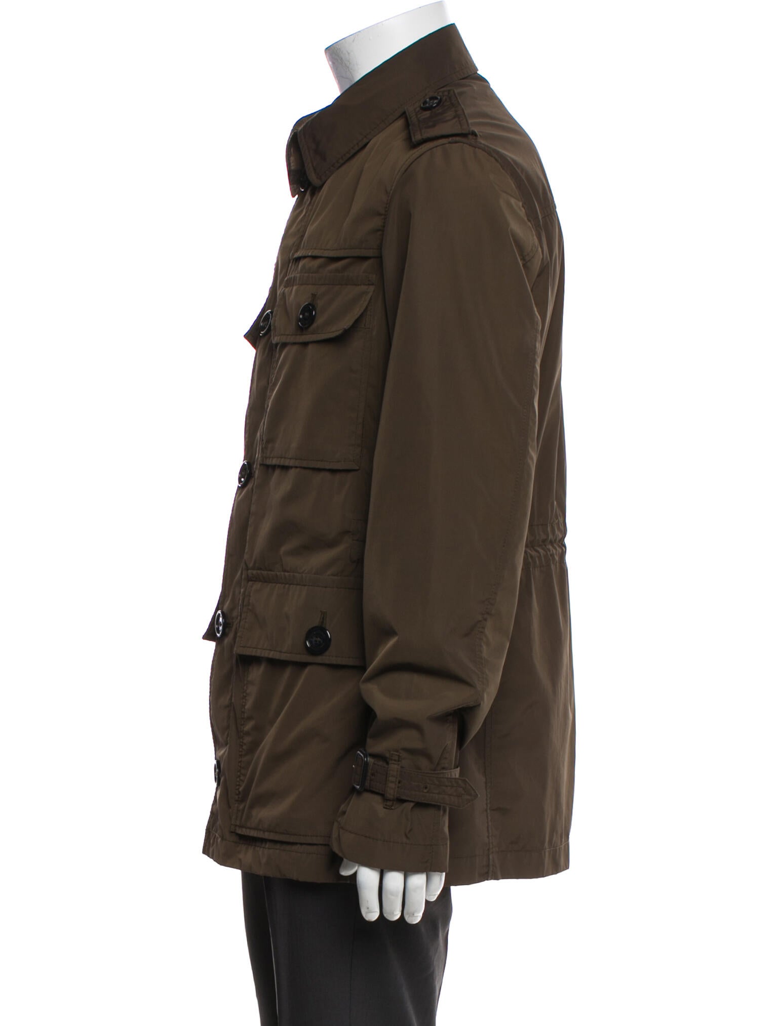 Burberry London Exploded Check Pattern Utility Jacket