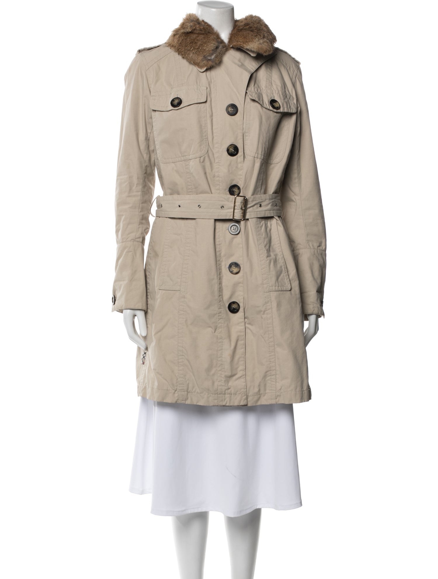 Burberry London Fur Coat