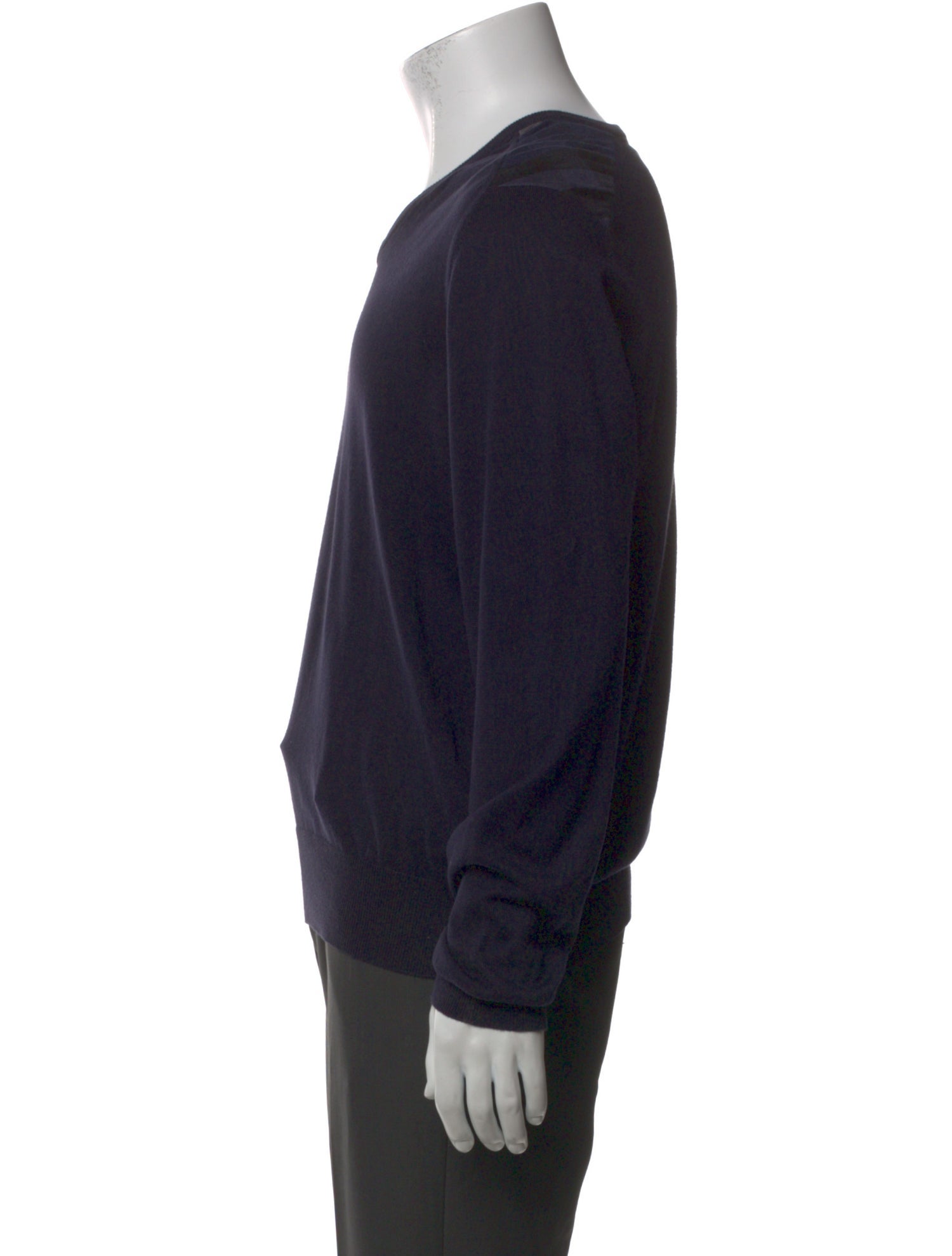 Burberry London Nova Check Pattern V-Neck Pullover