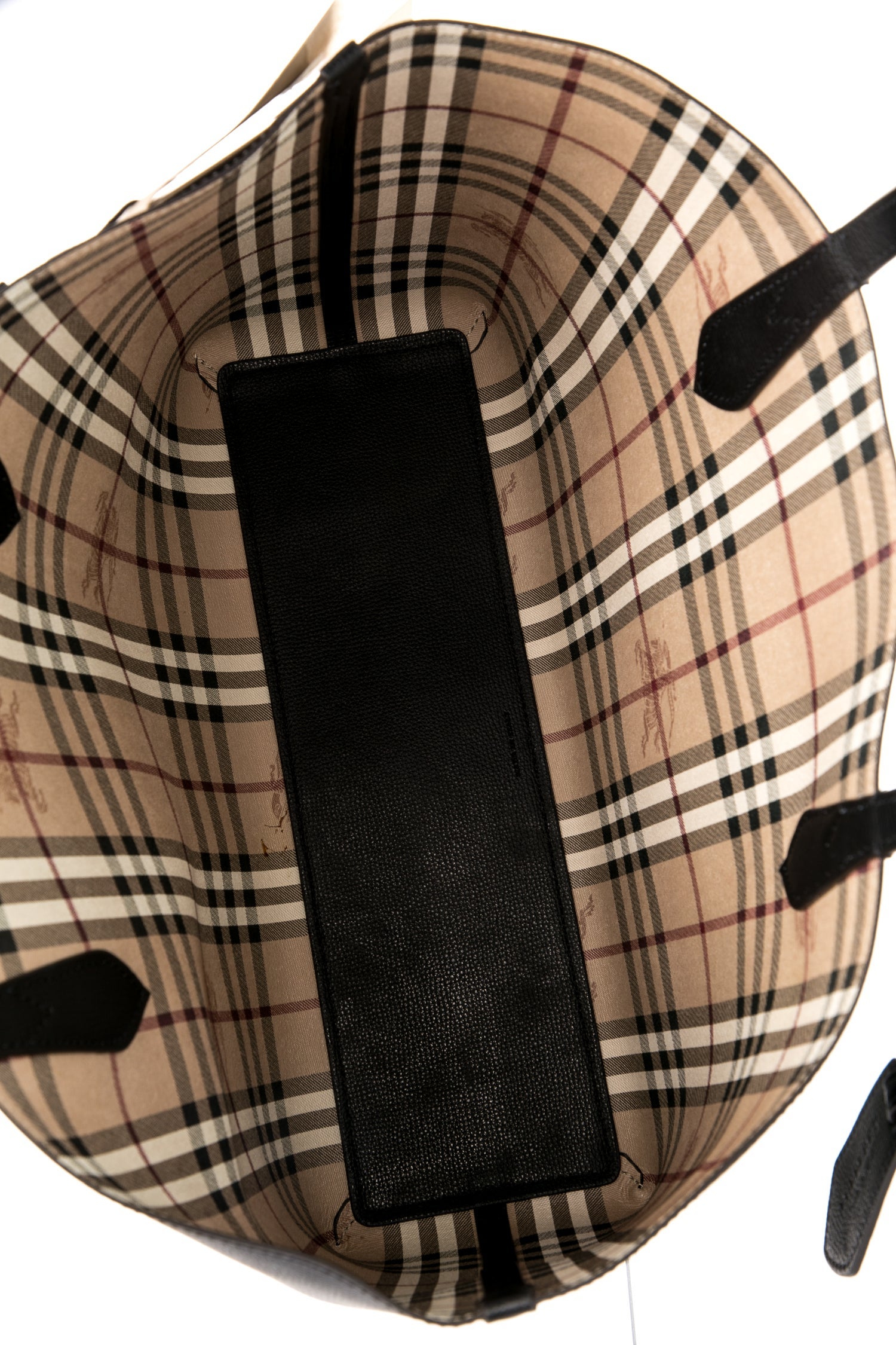 Burberry House Check Tote - Black Totes, Handbags - WBURL208624
