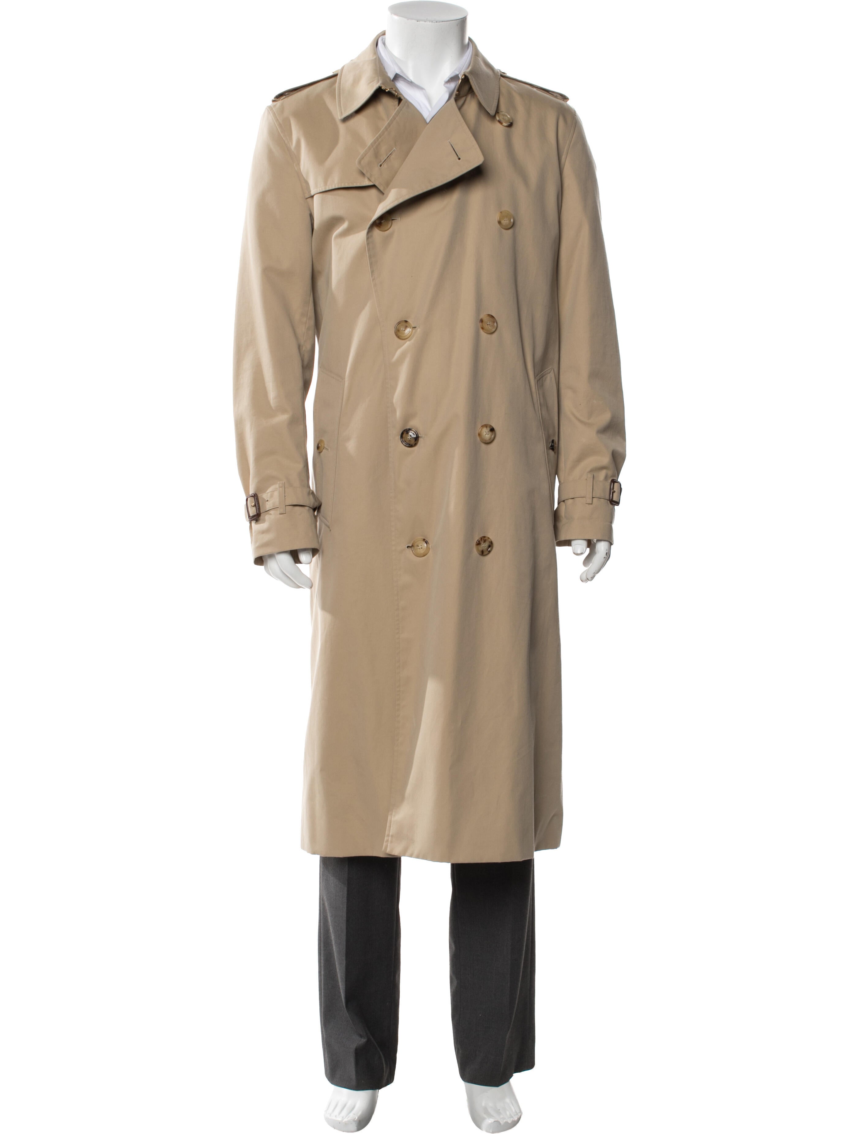 Burberry House Check Pattern Trench Coat