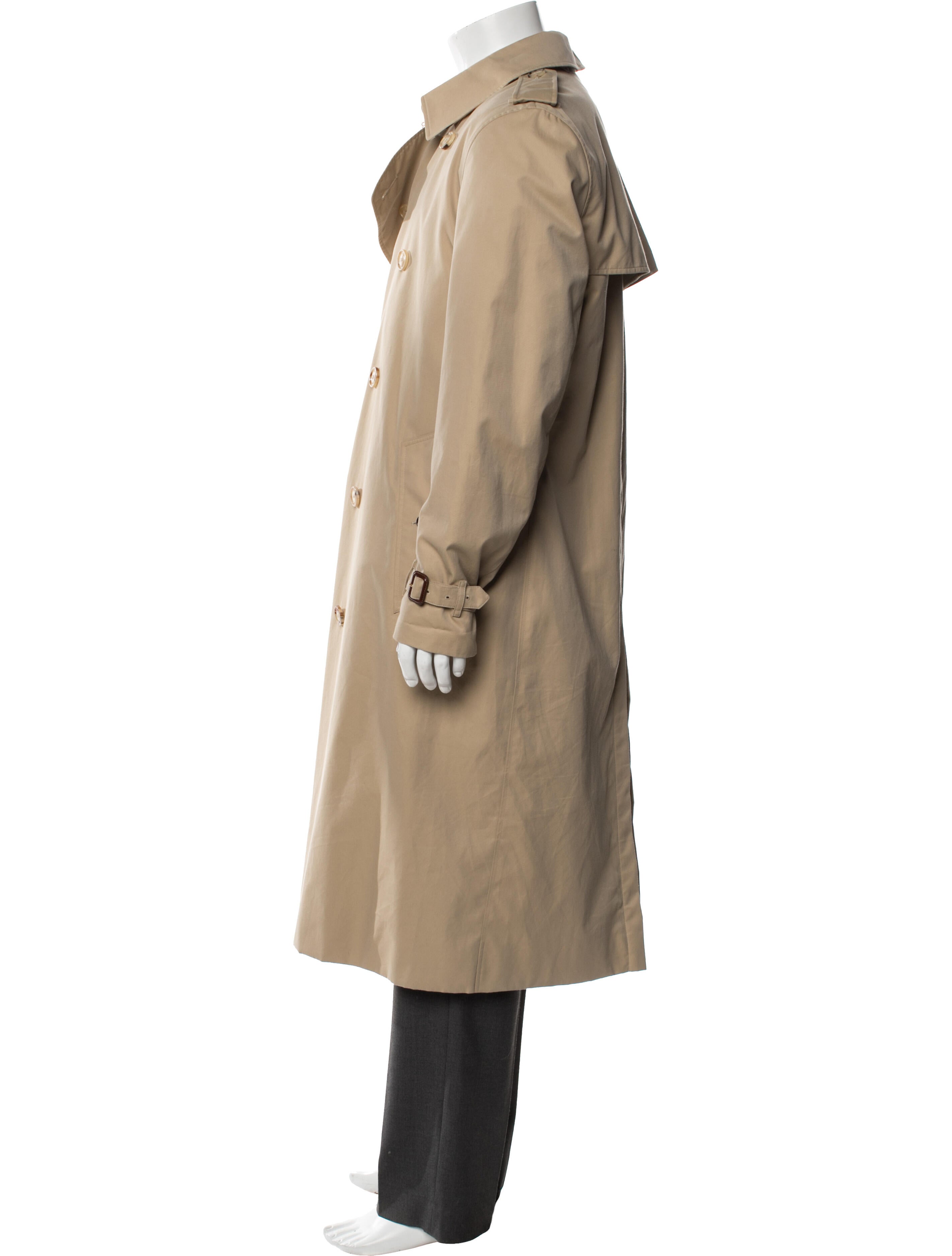 Burberry House Check Pattern Trench Coat