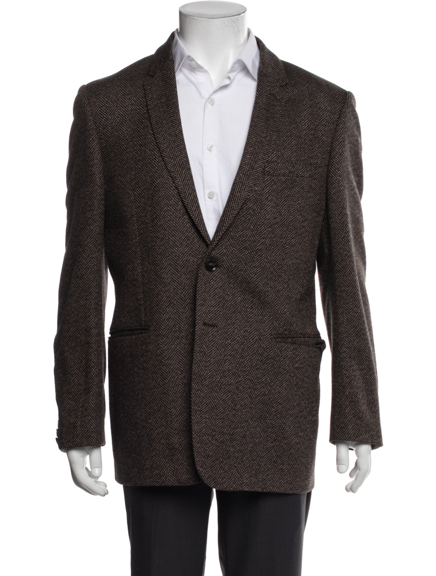 Burberry London Tweed Pattern Blazer