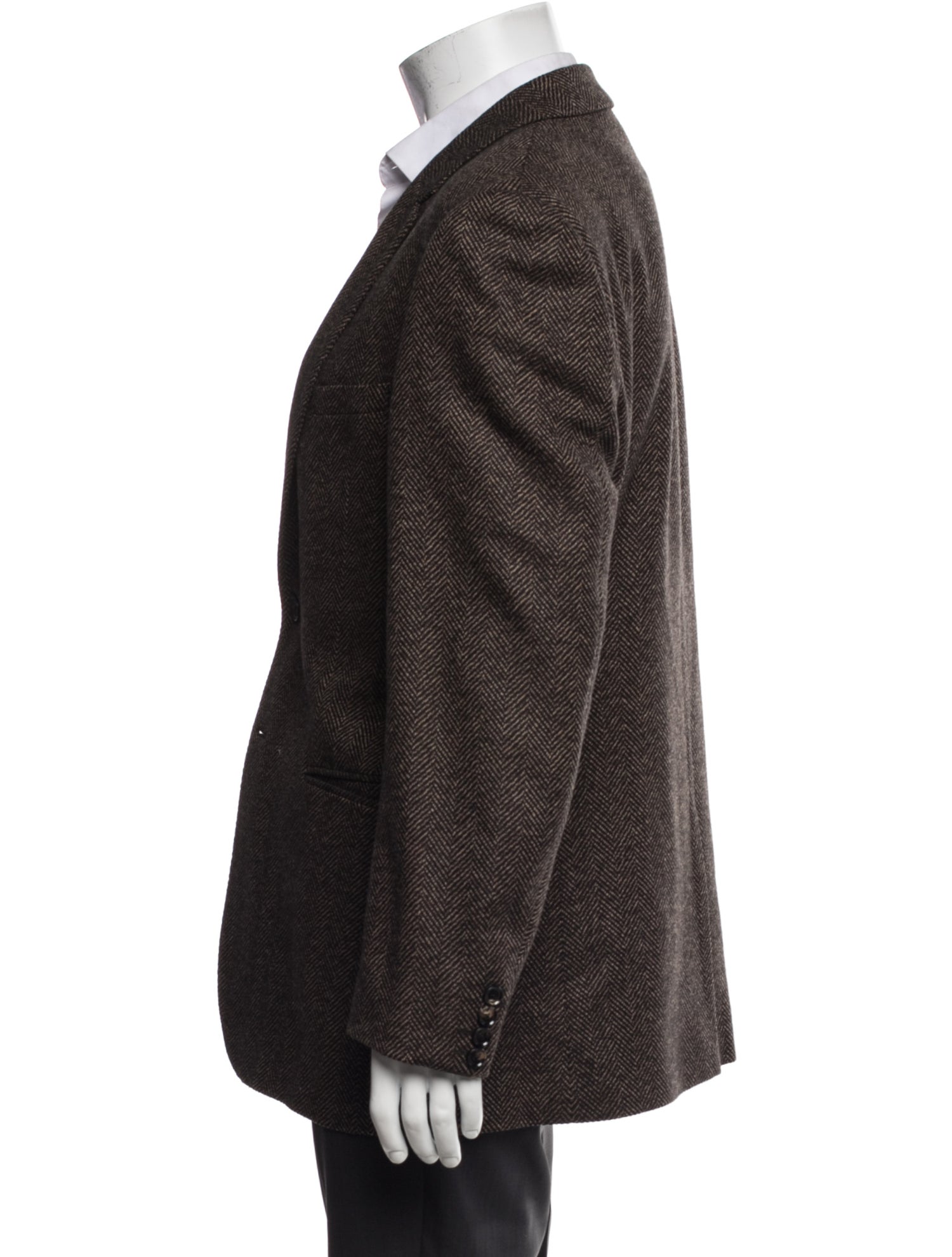 Burberry London Tweed Pattern Blazer