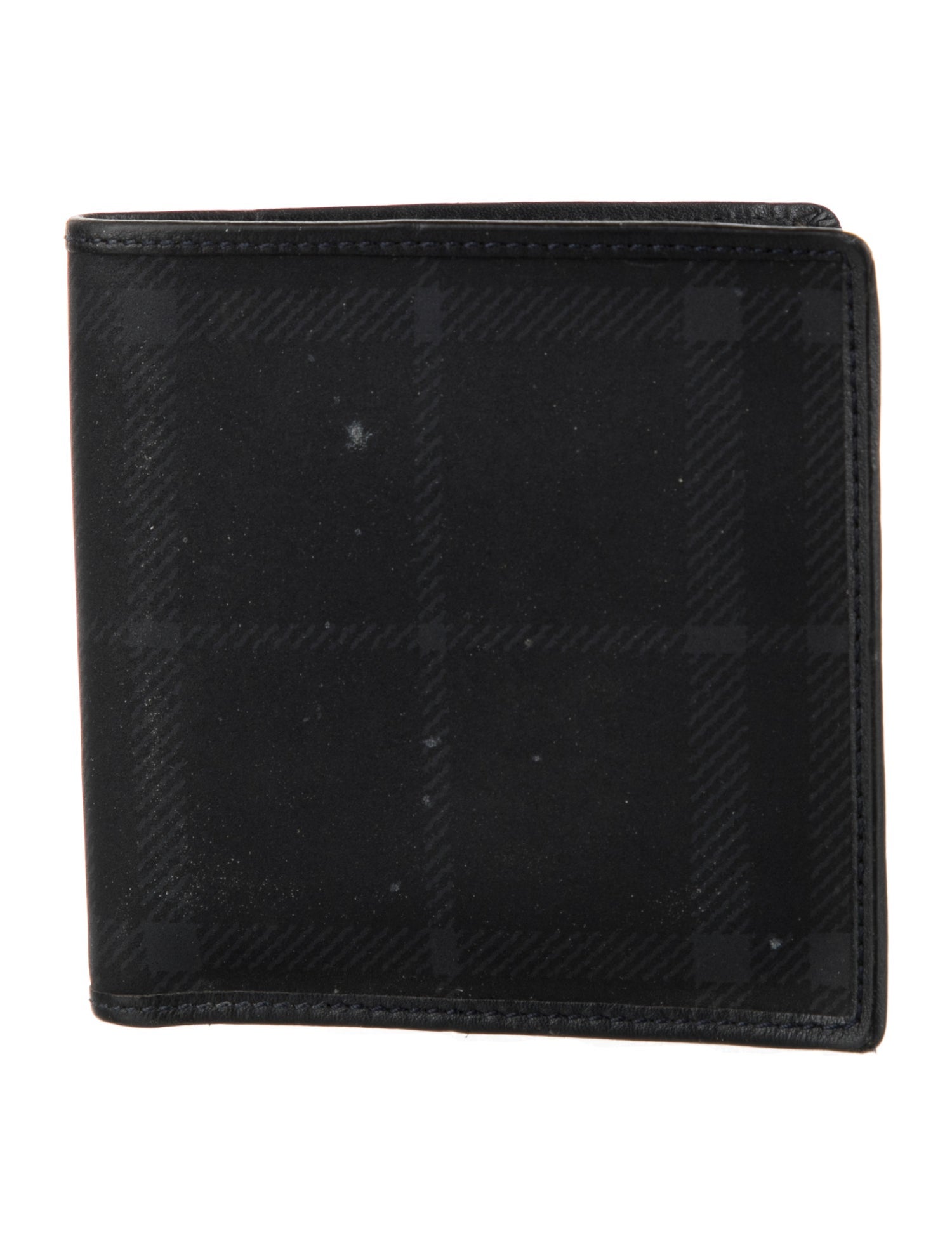 Burberry London Leather Printed Bifold Wallet