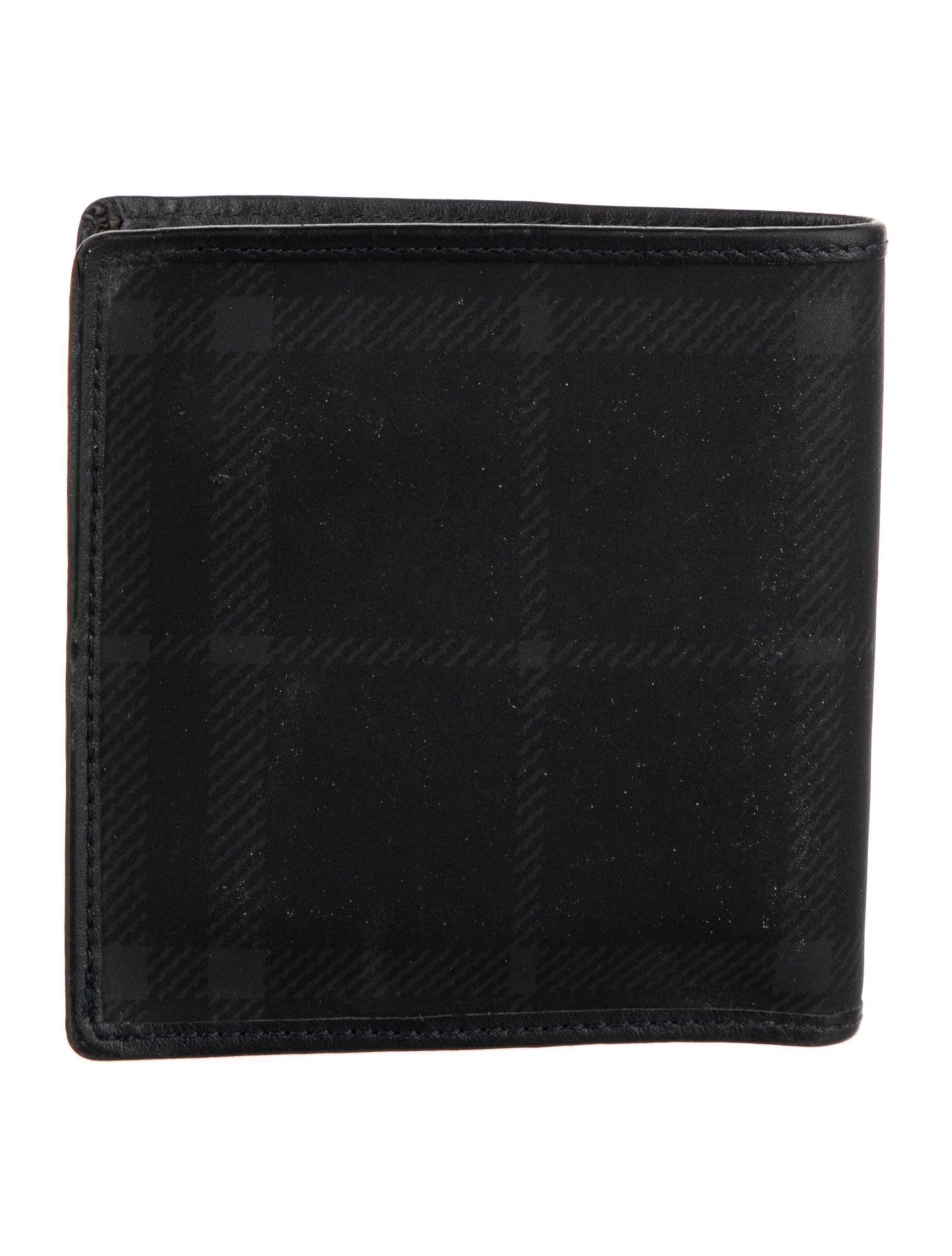 Burberry London Leather Printed Bifold Wallet