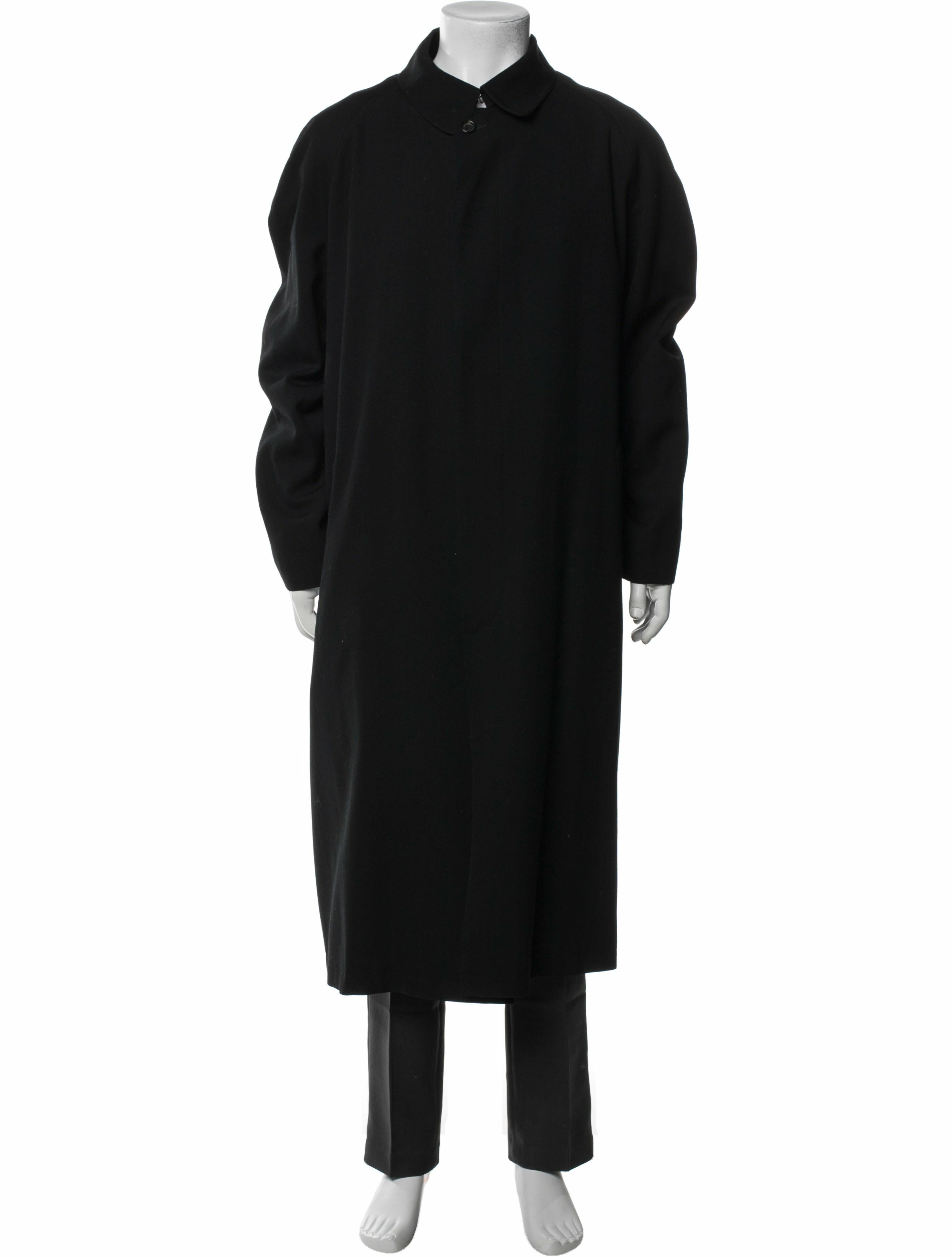Burberry London Nova Check Pattern Wool Coat