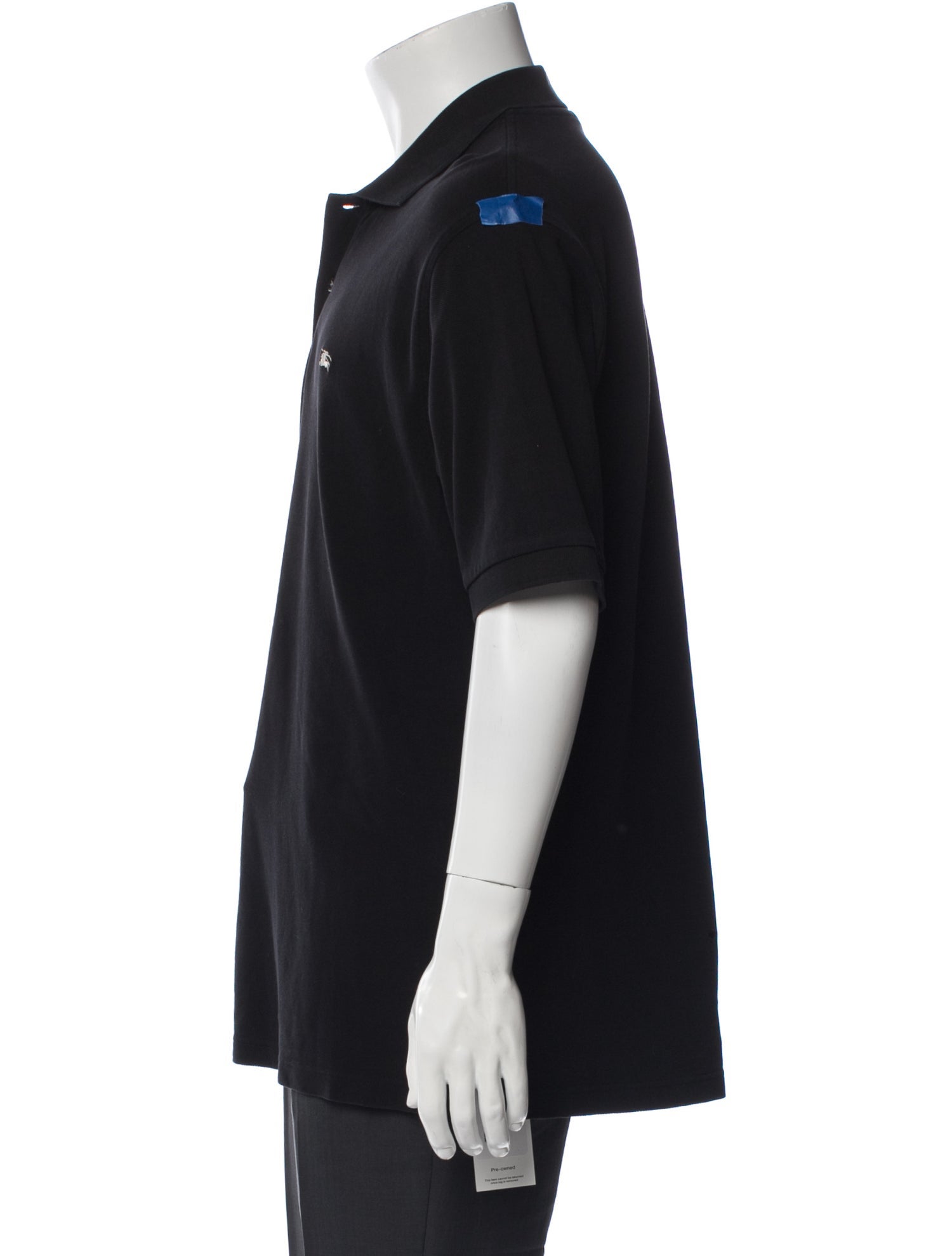 Burberry London Colorblock Pattern Collar Polo Shirt