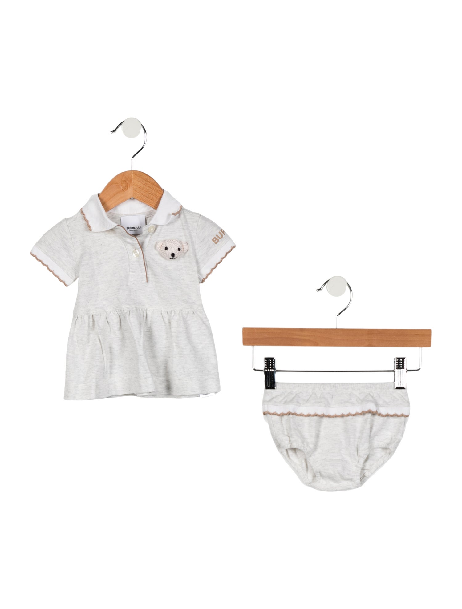 Burberry London Scalloped Trim Two Piece Set