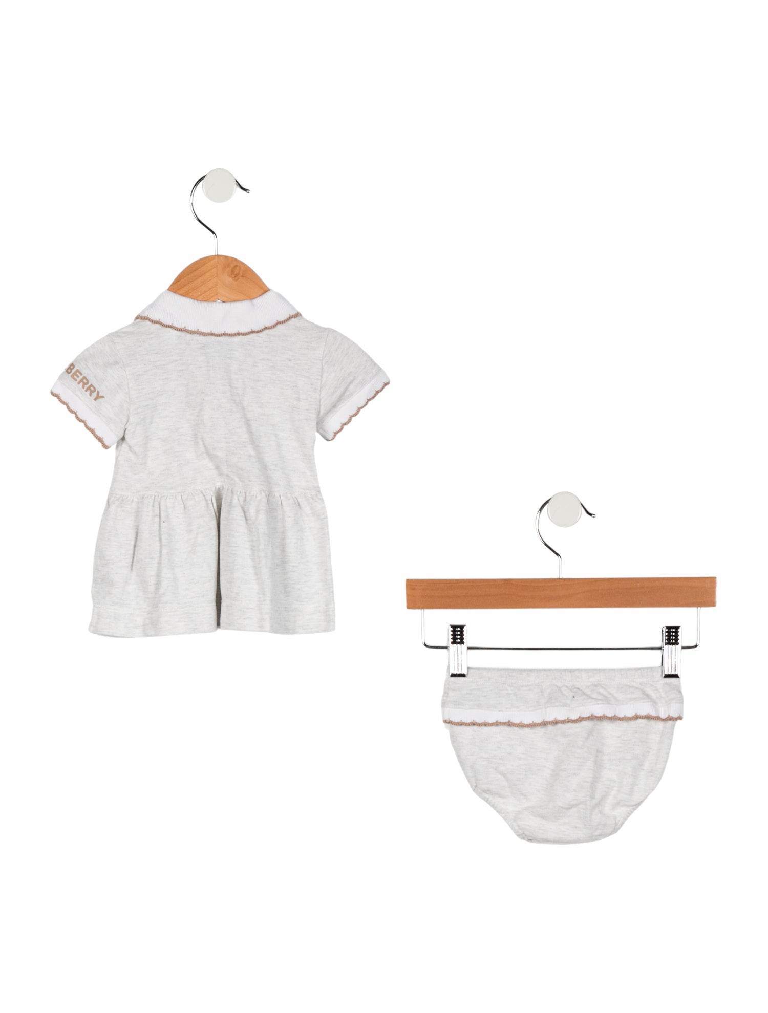 Burberry London Scalloped Trim Two Piece Set