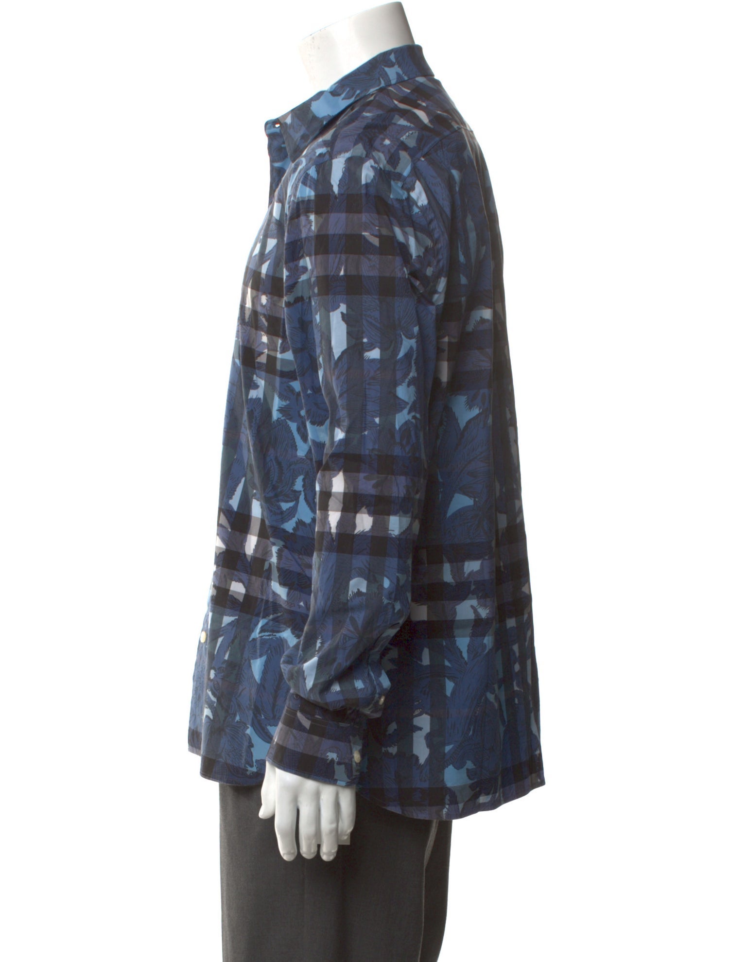 Burberry London Printed Long Sleeve Shirt