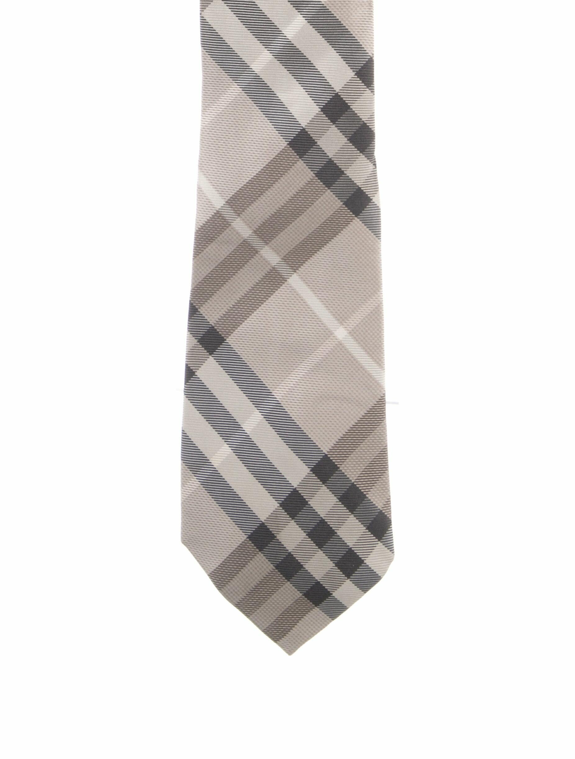 Burberry London Pattern Printed Silk Tie