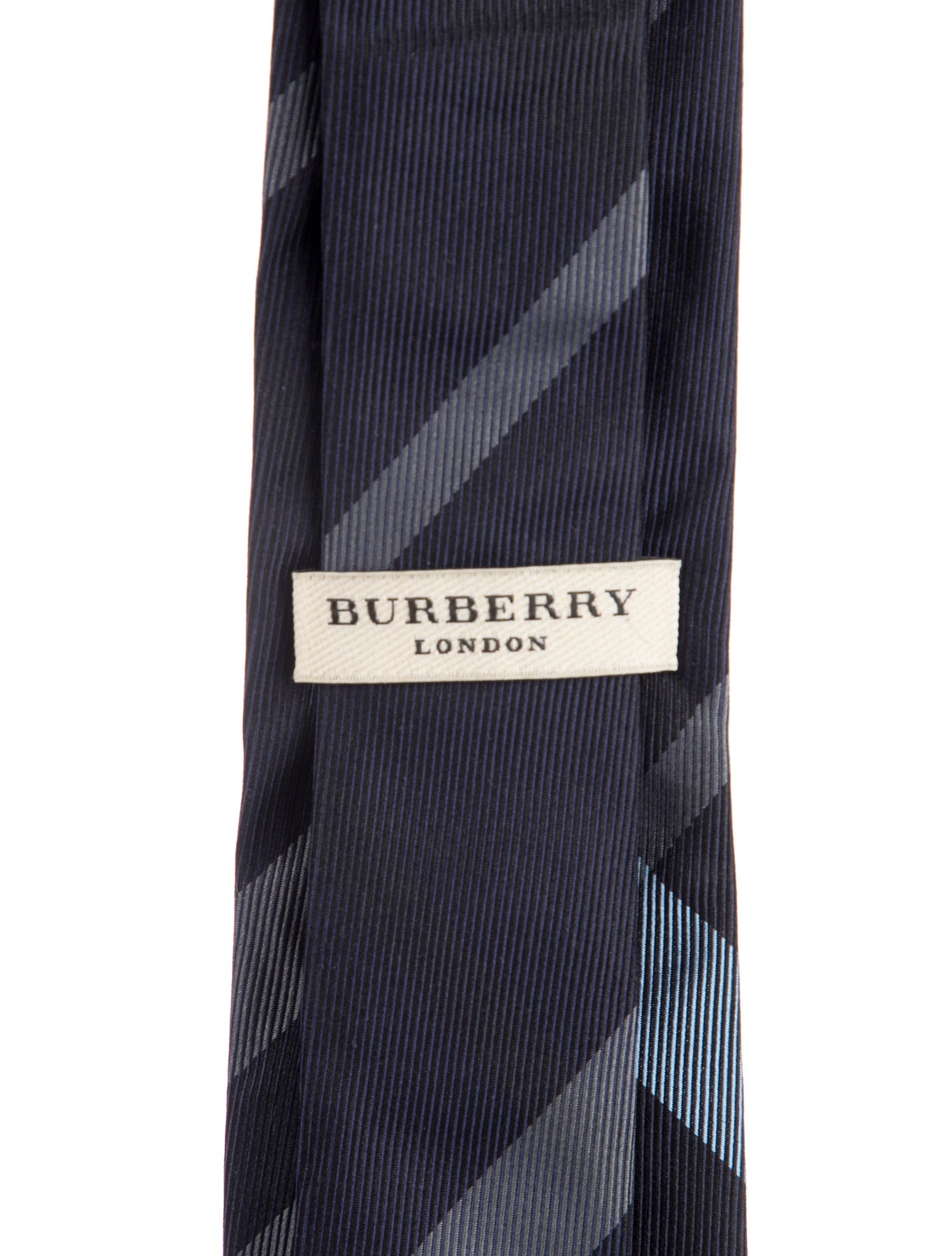 Burberry London Silk blue patterned tie
