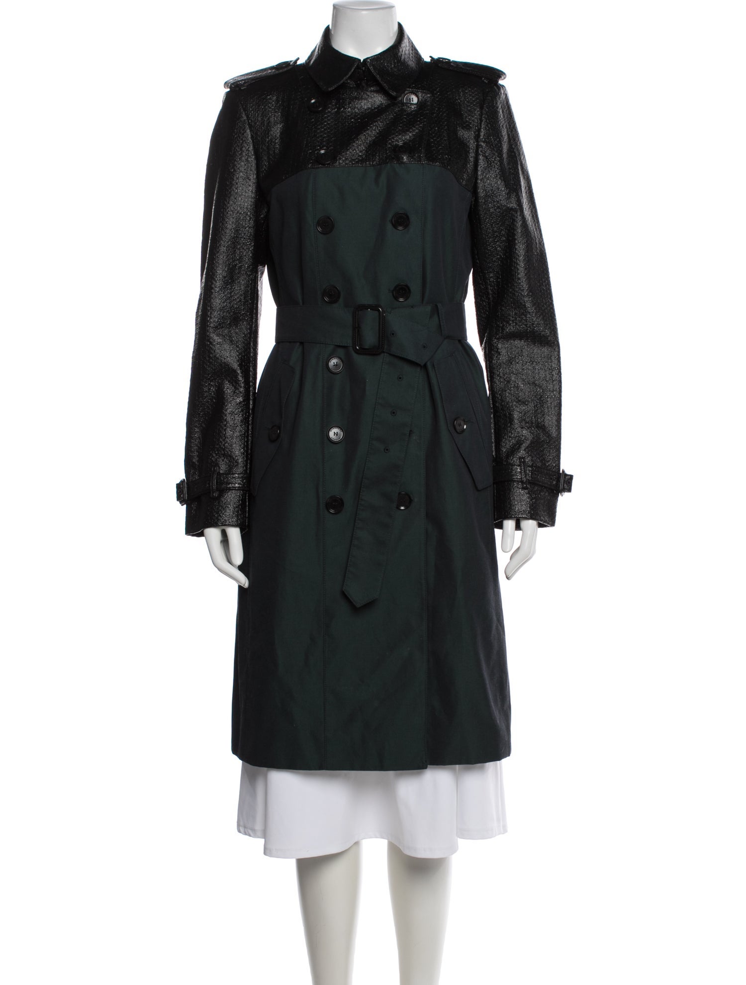 Burberry London Hattingly Nova Check-Lined Coat - Black Coats