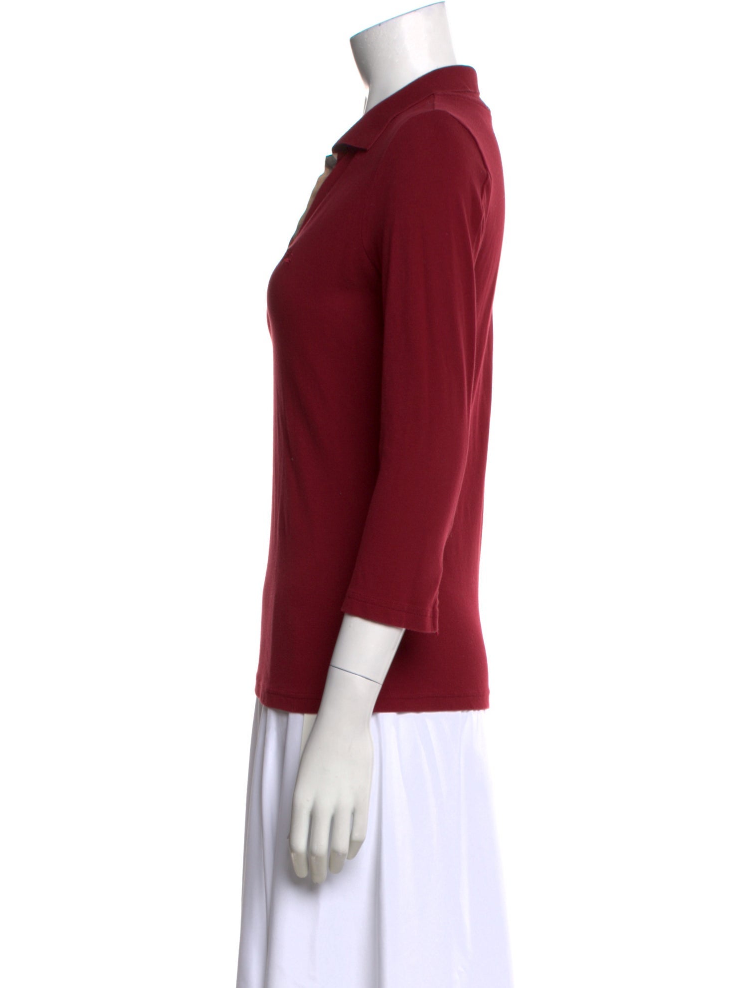 Burberry London Three-Quarter Sleeve Polo