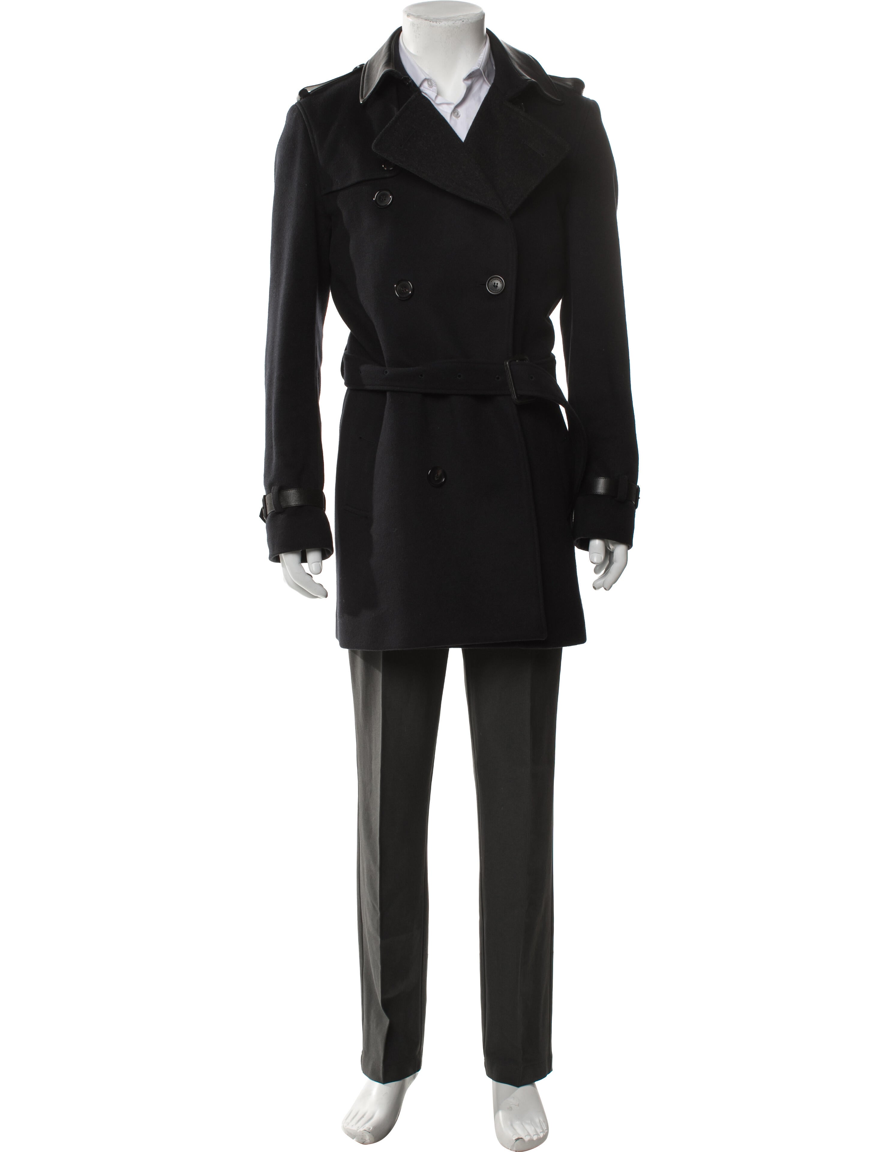 Burberry London Virgin Wool Trench Coat