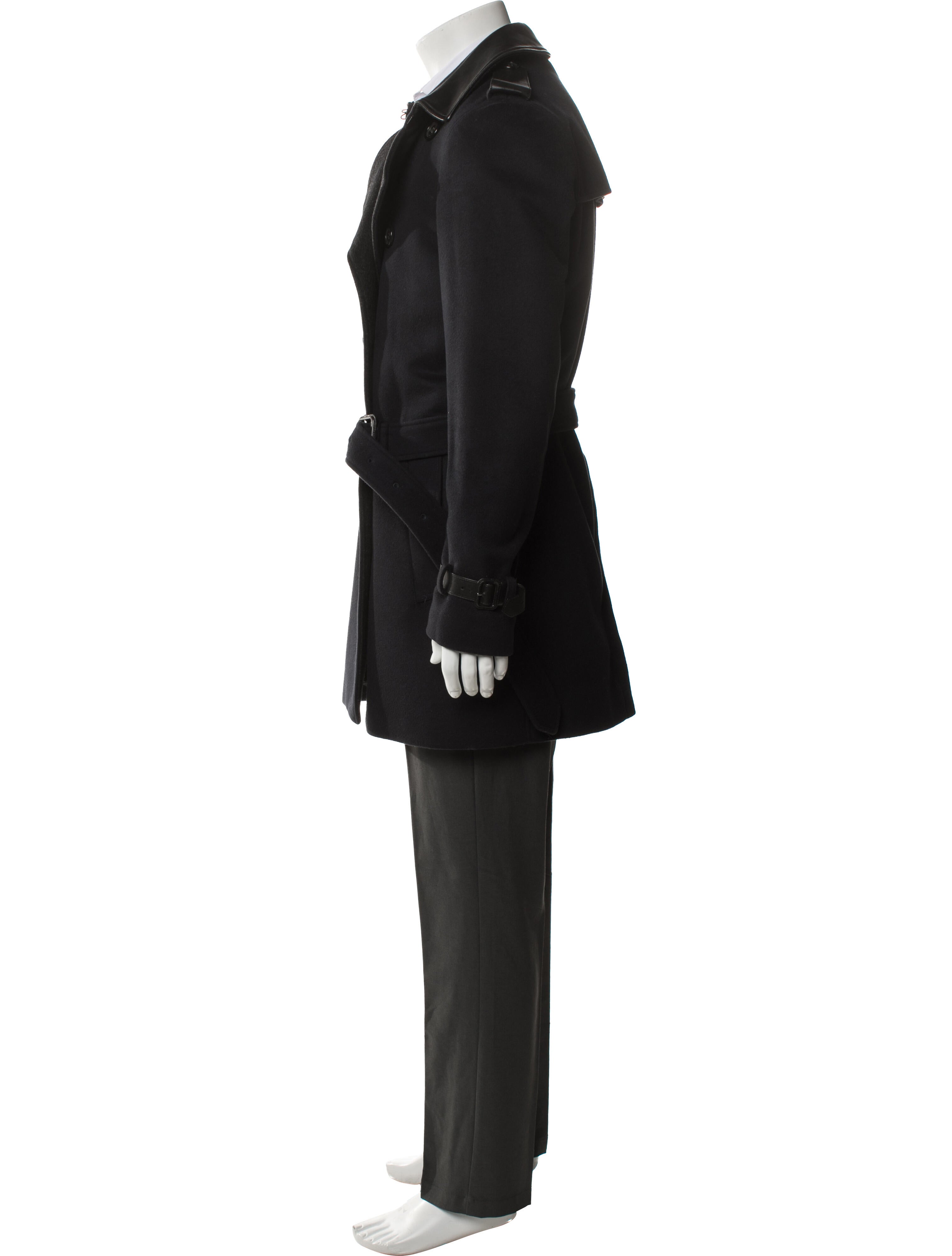 Burberry London Virgin Wool Trench Coat