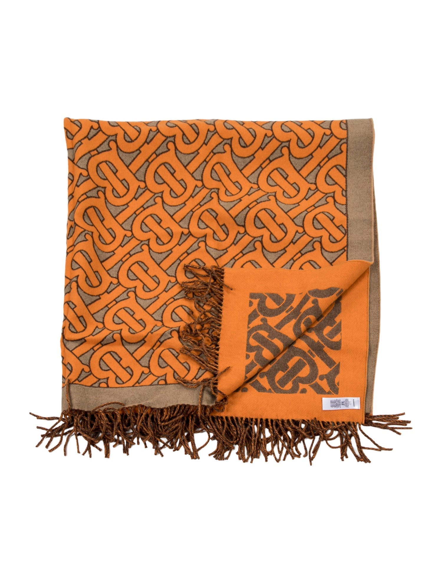 Burberry London Monogram Throw Blanket