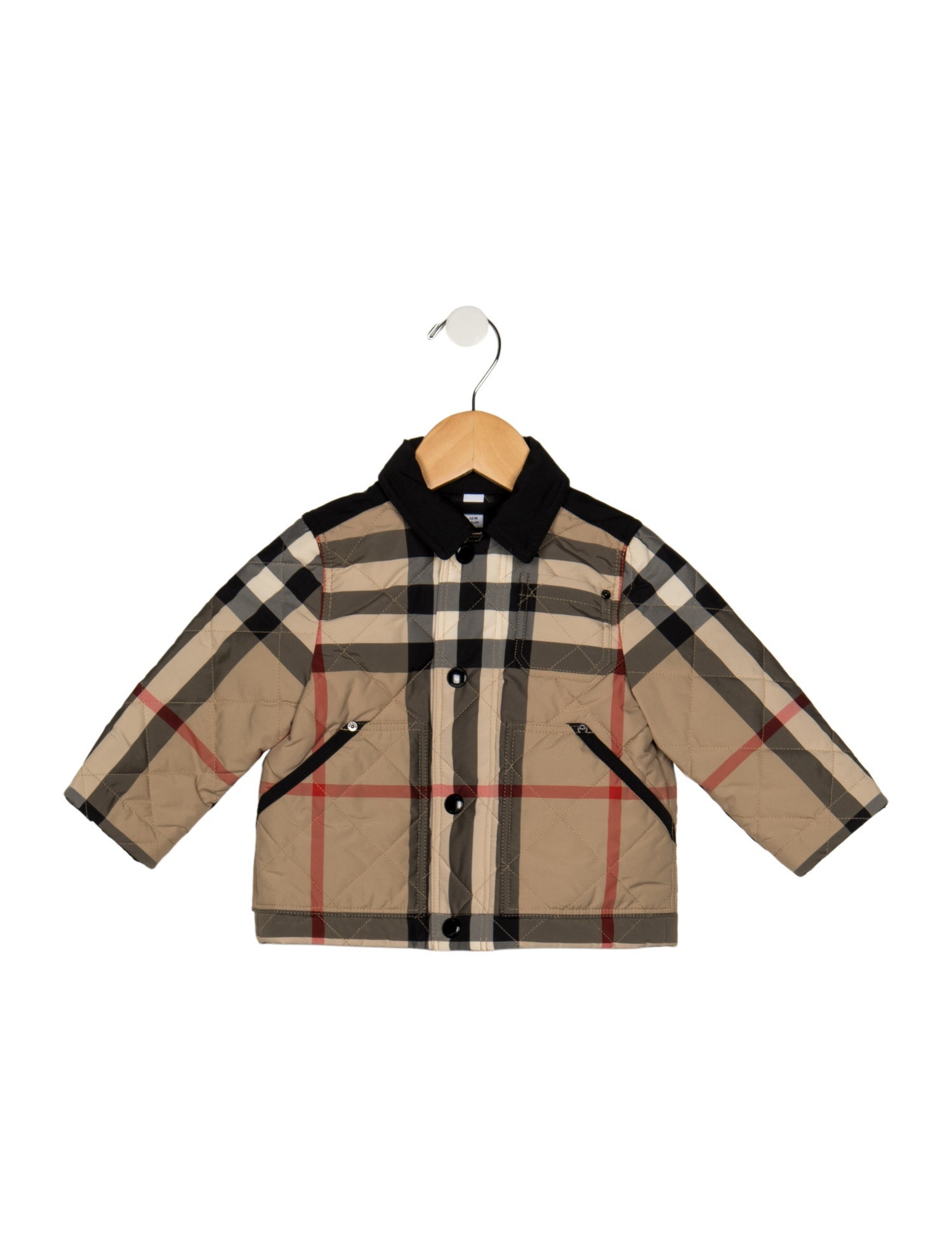 Burberry Infant Boys' Exploded Check Puffer Jacket w/Tags