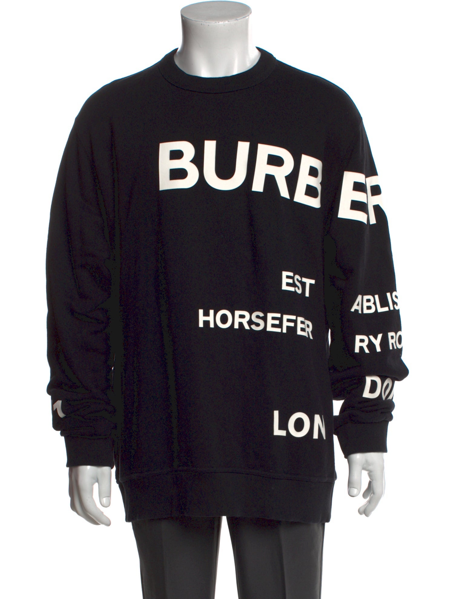 Burberry Graphic Print Crew Neck Sweatshirt