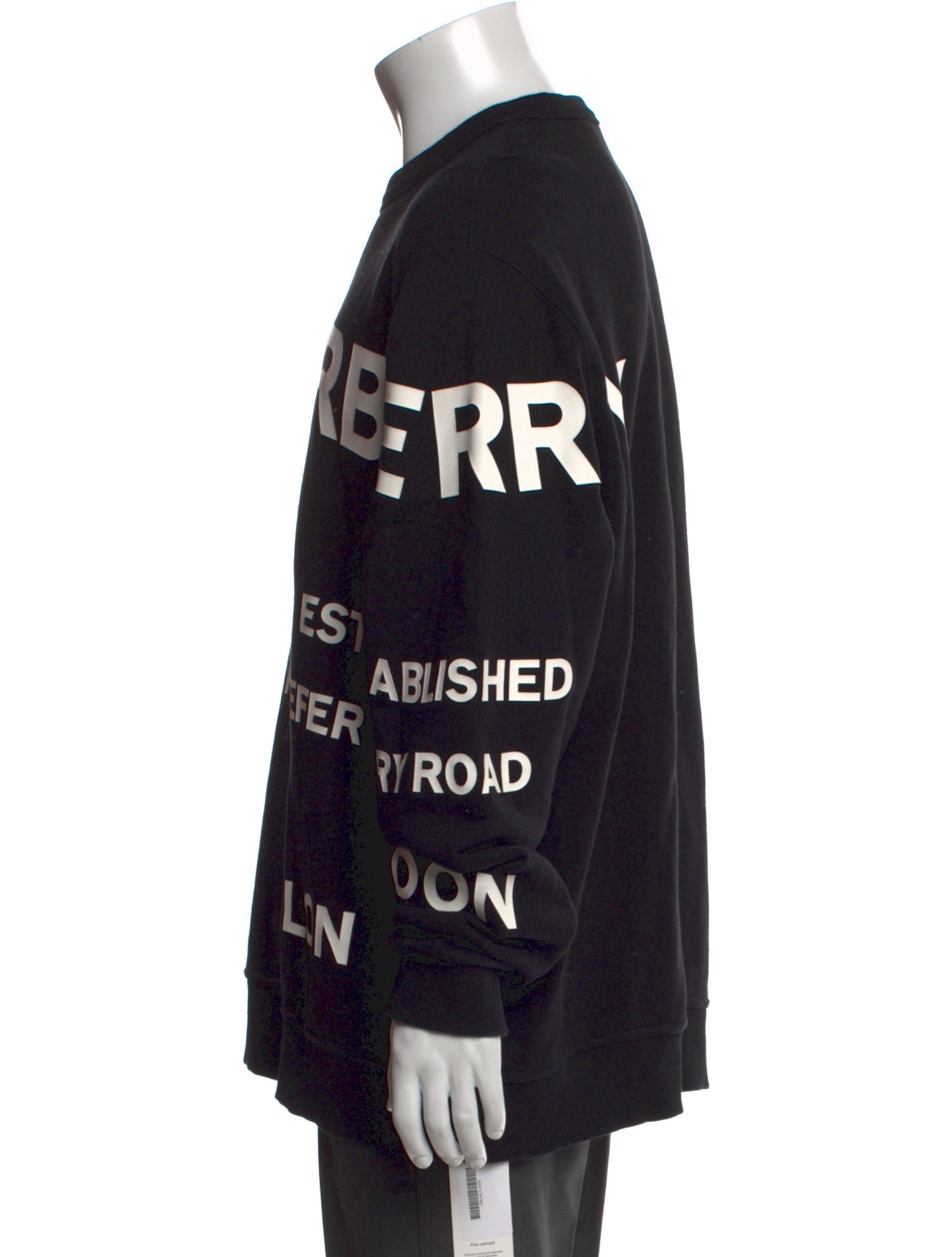 Burberry Graphic Print Crew Neck Sweatshirt