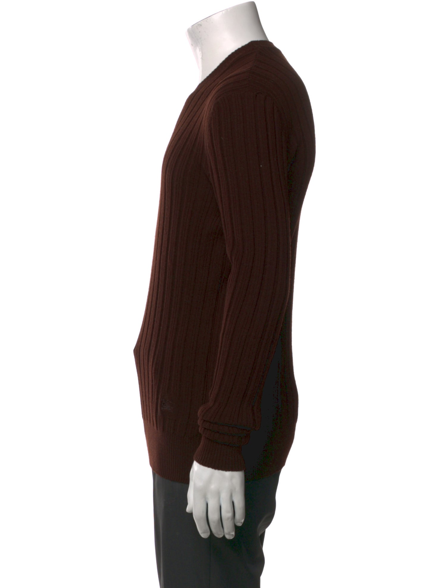 Burberry London House Check Pattern Merino Wool Pullover