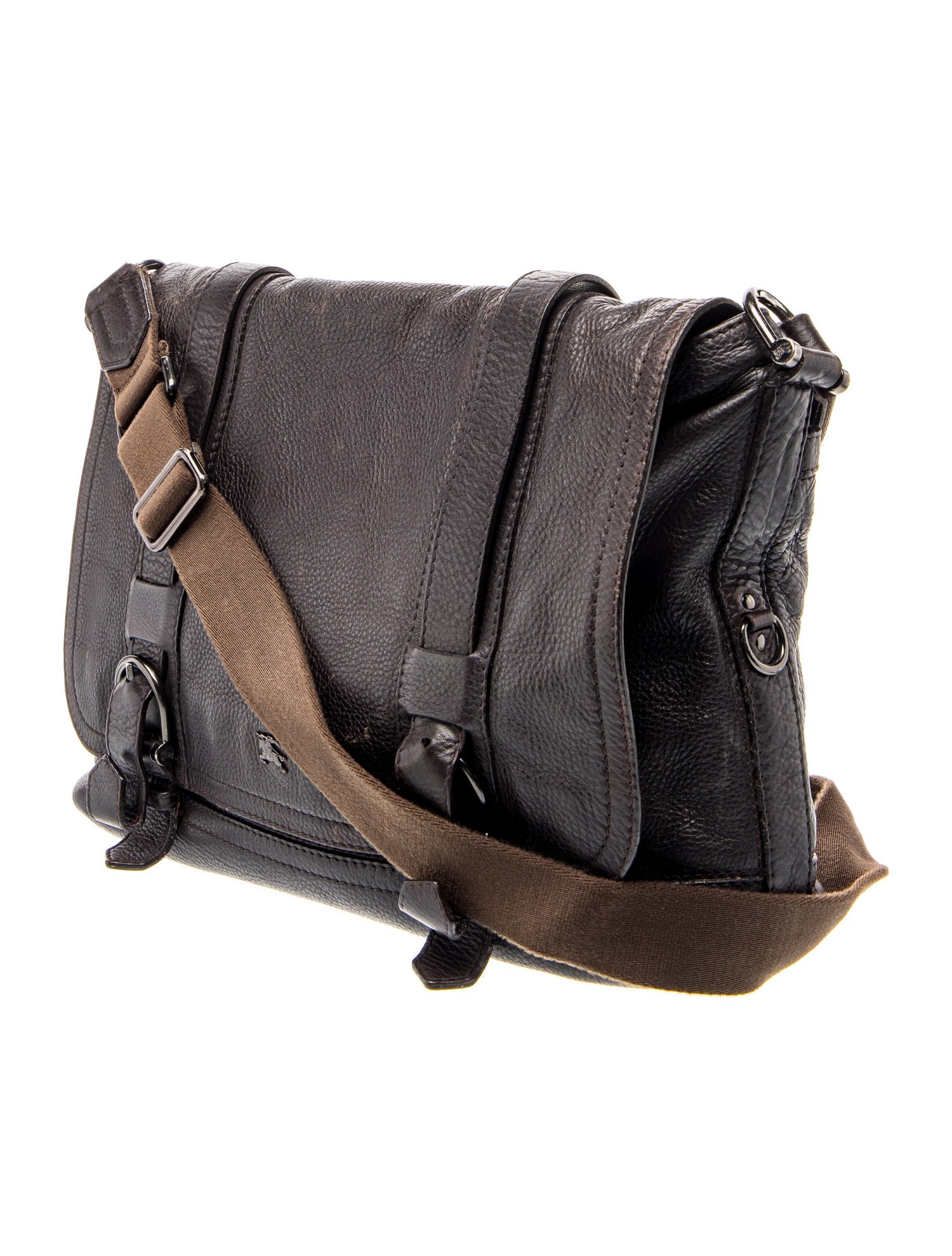 Burberry London Leather Messenger