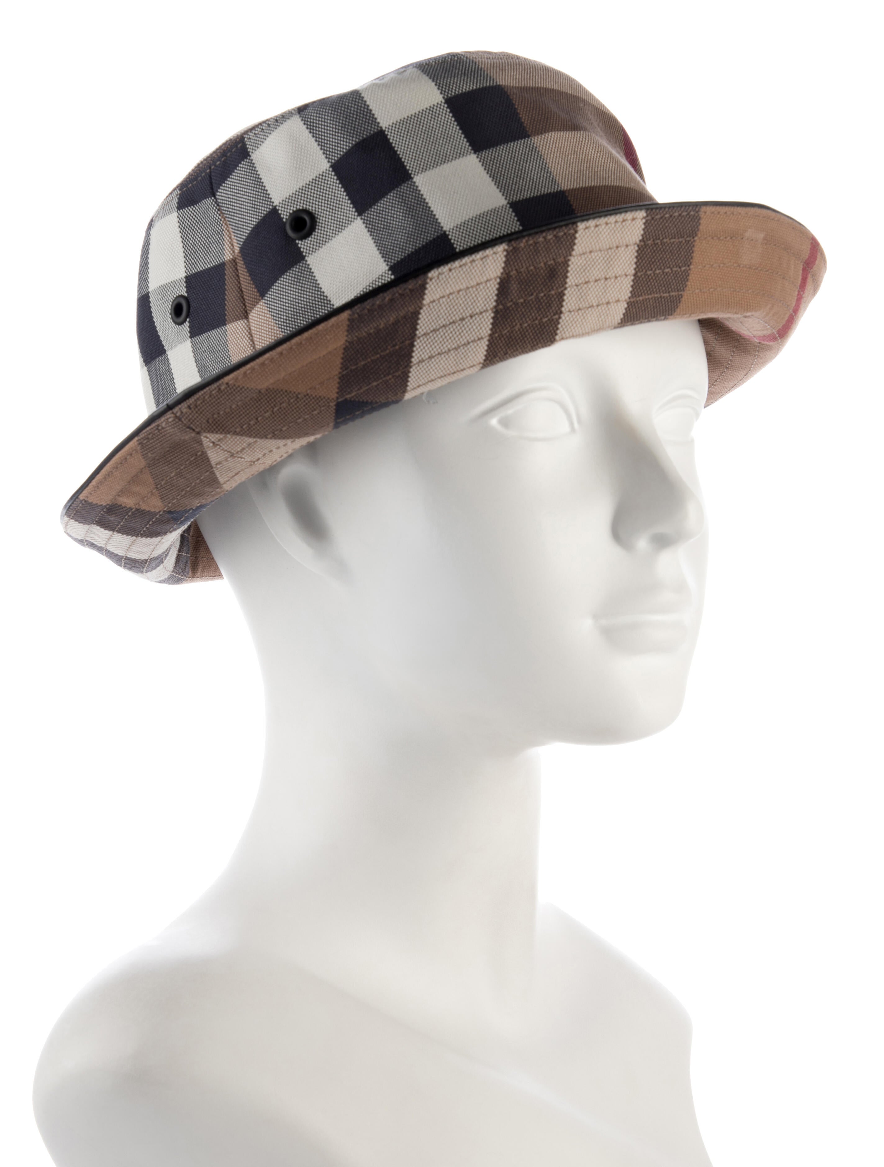 Burberry Pattern Fedora Hat