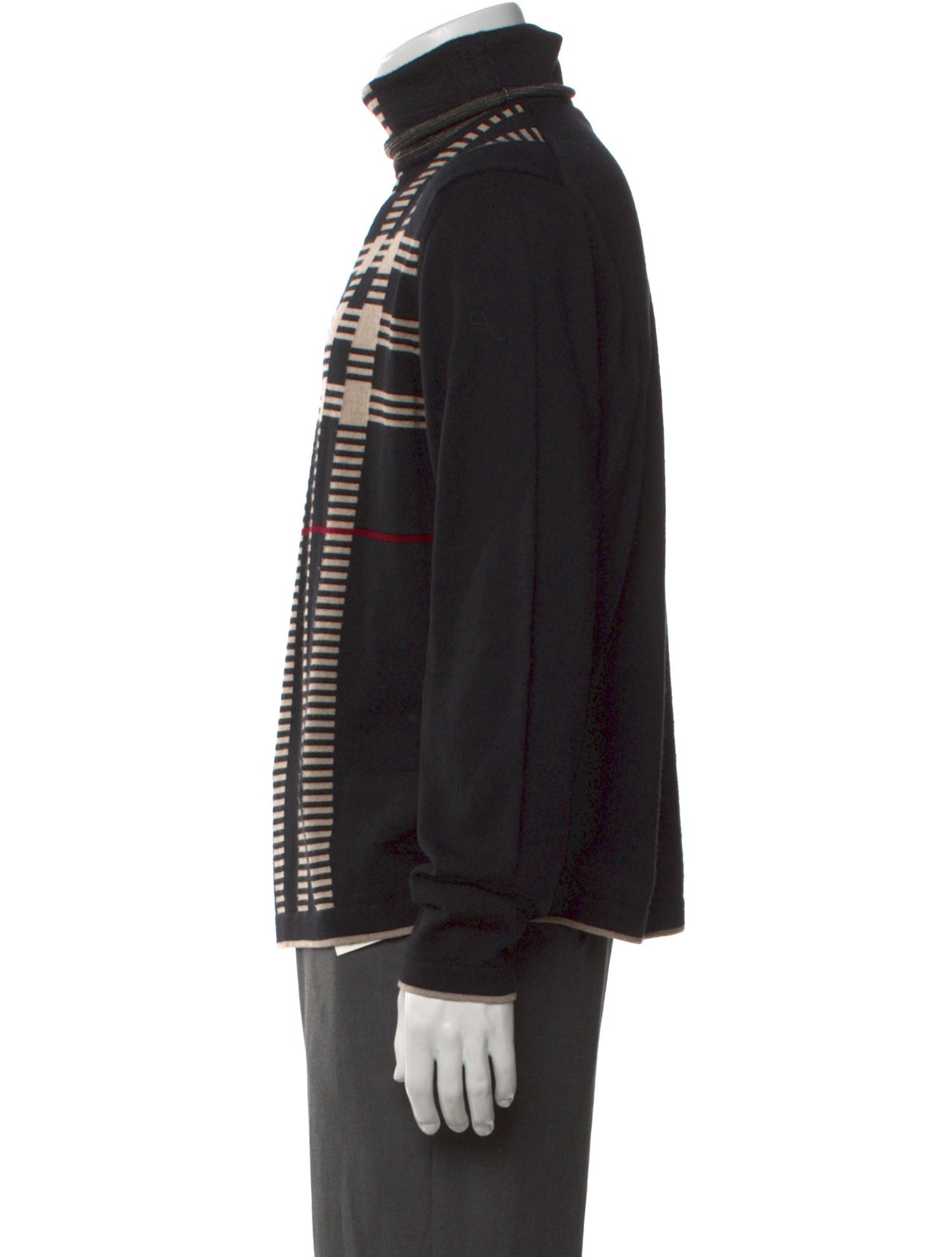 Burberry London Wool Patterned Pullover
