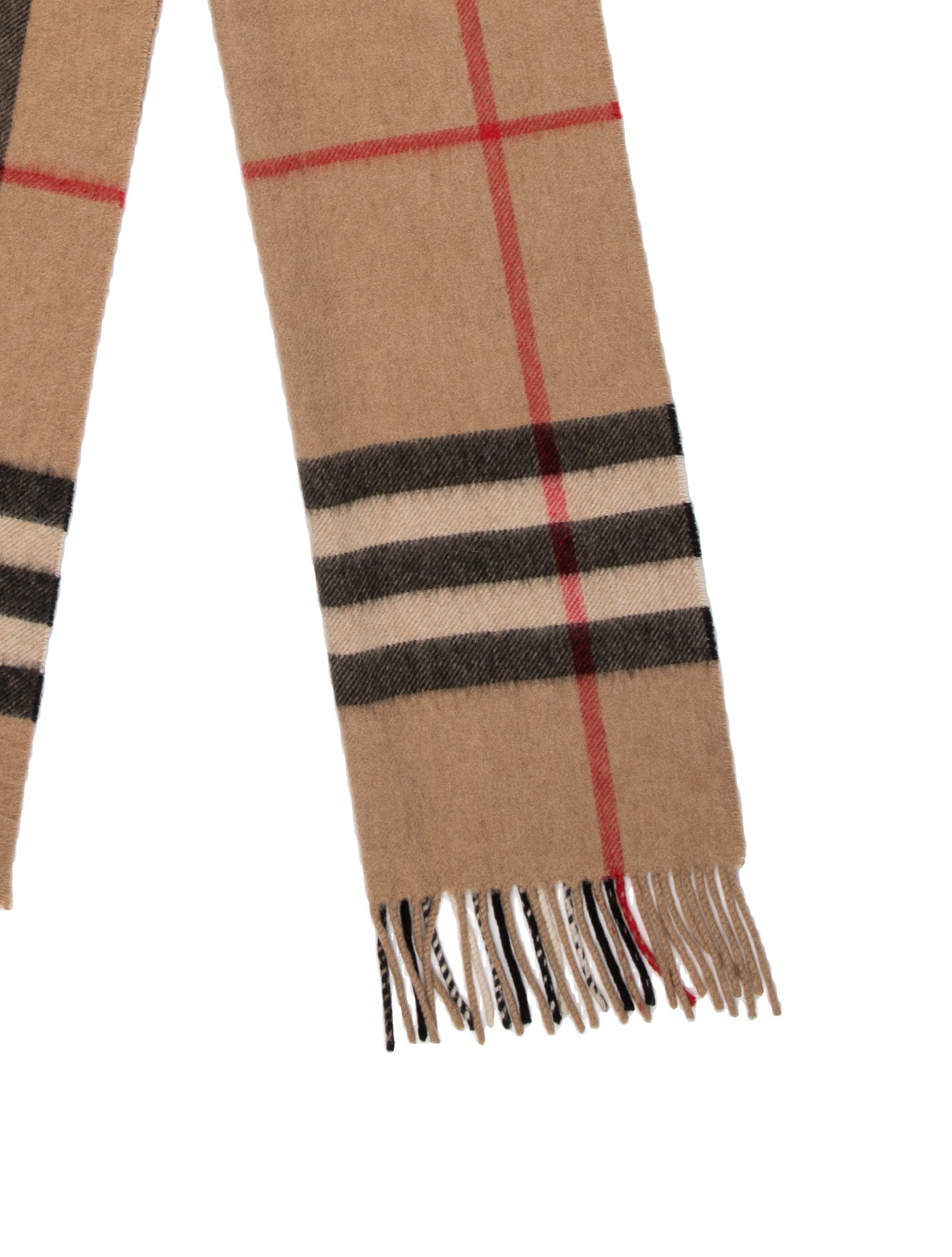 Burberry London Cashmere House Check Pattern Scarf
