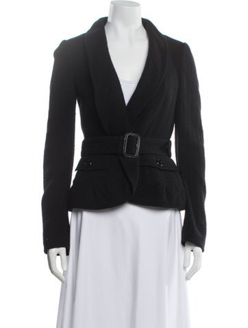 Pre-owned Burberry Wool Jacket In Black