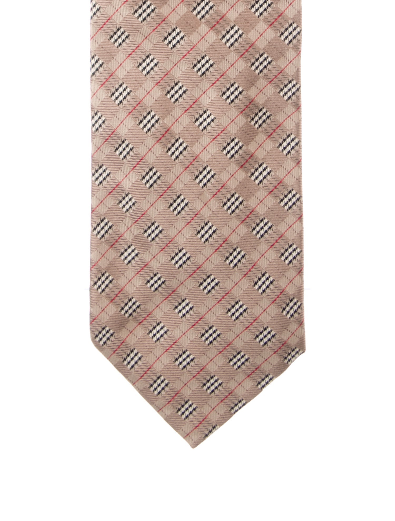 Burberry London Patterned Silk Tie