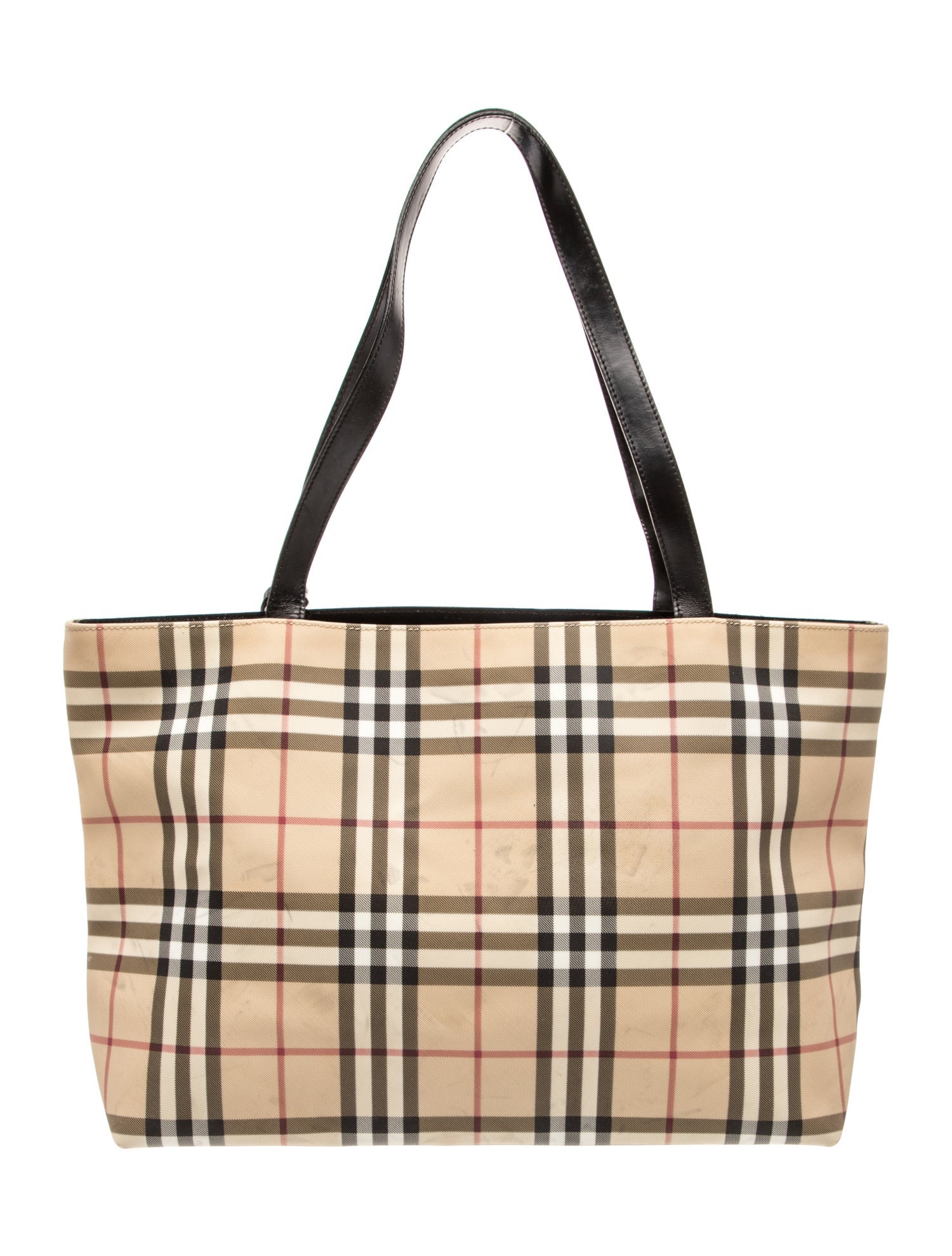 Burberry London Nova Check Messenger Bag - Neutrals Totes