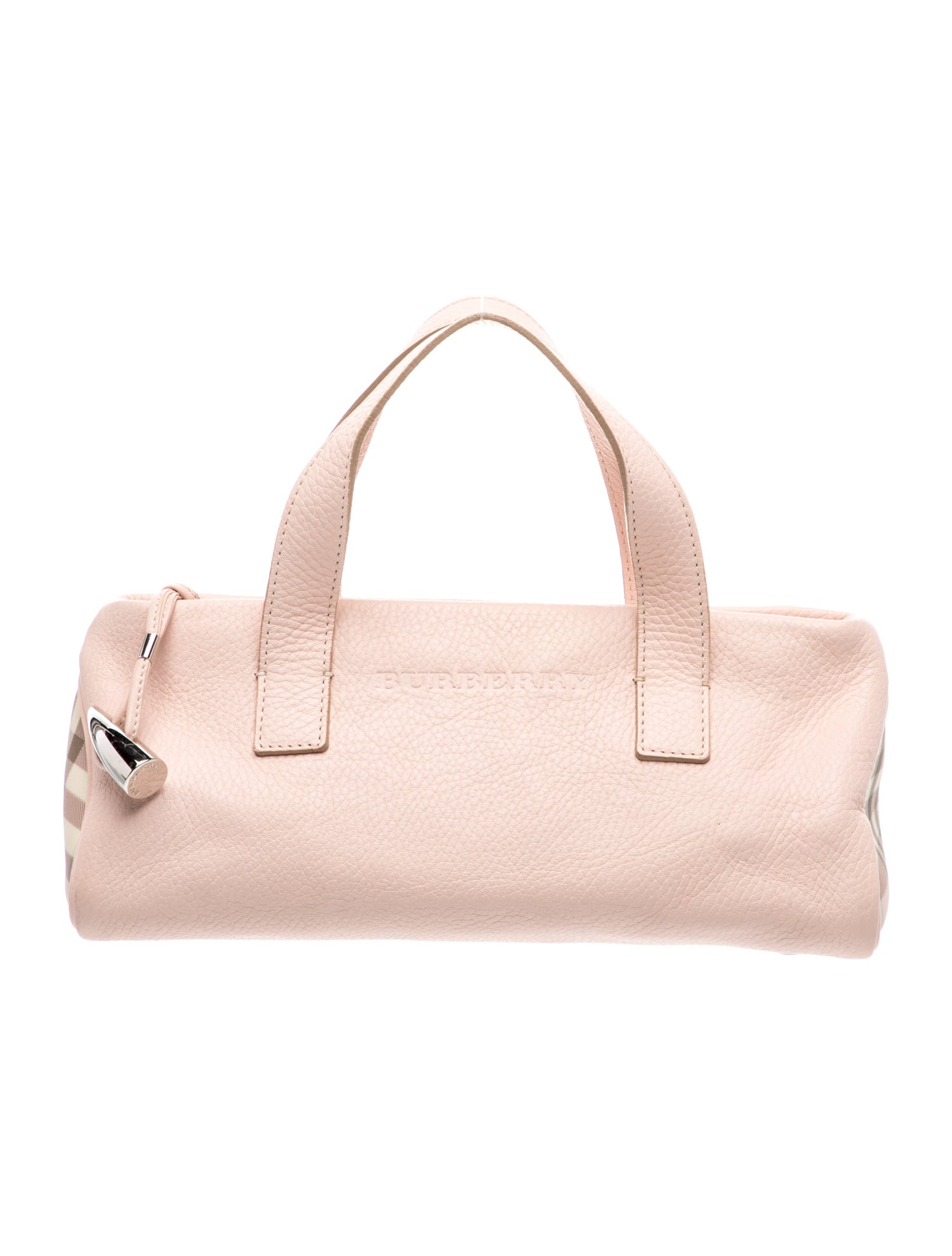 Burberry London Nova Check Top Handle Bag - Pink Handle Bags 