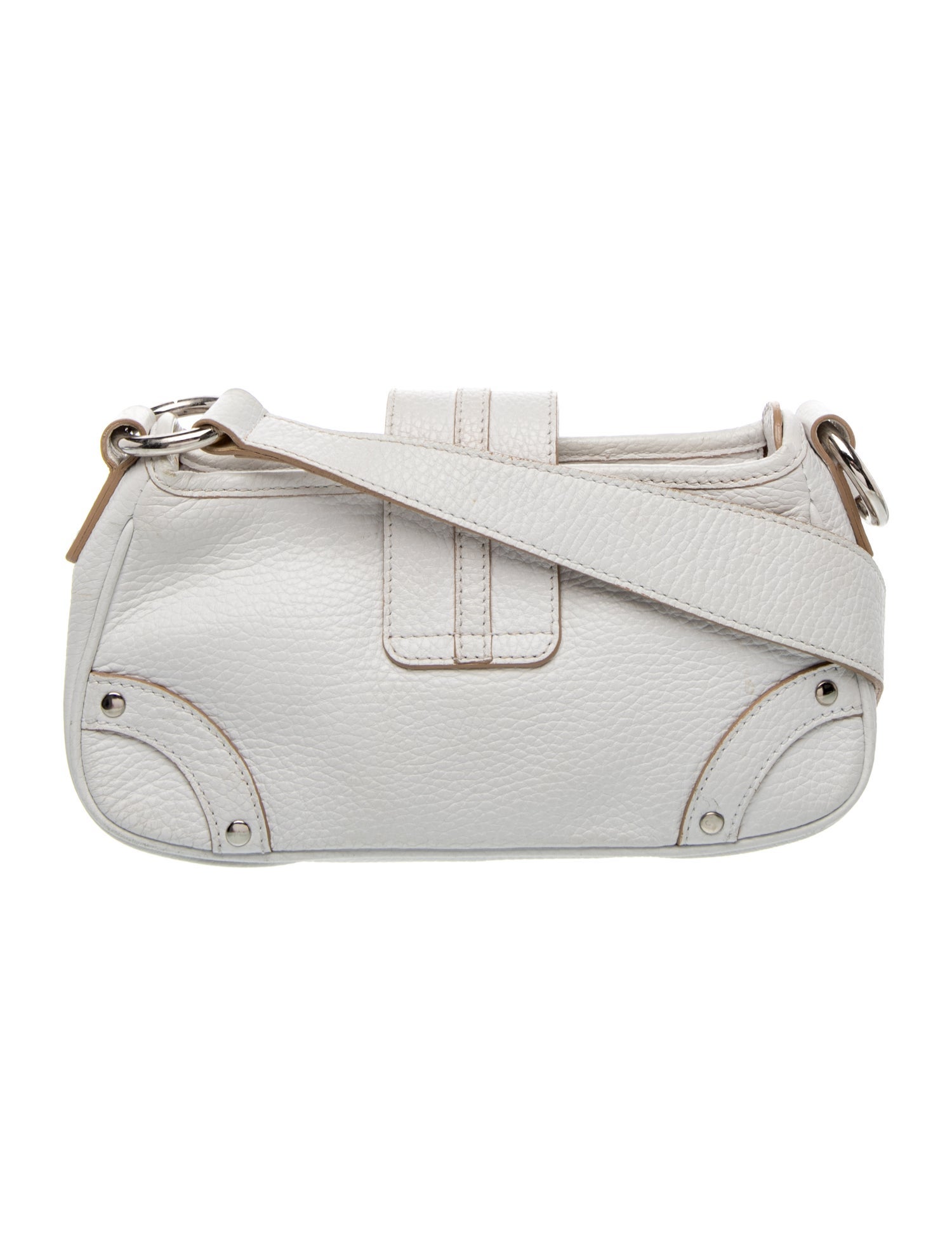☆美品☆BURBERRY LONDON ホワイト レザー ショルダーバッグ Burberry