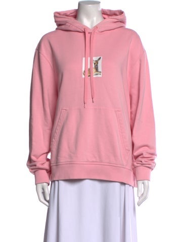 Pre-owned Burberry Crew Neck Long Sleeve Sweatshirt In Pink