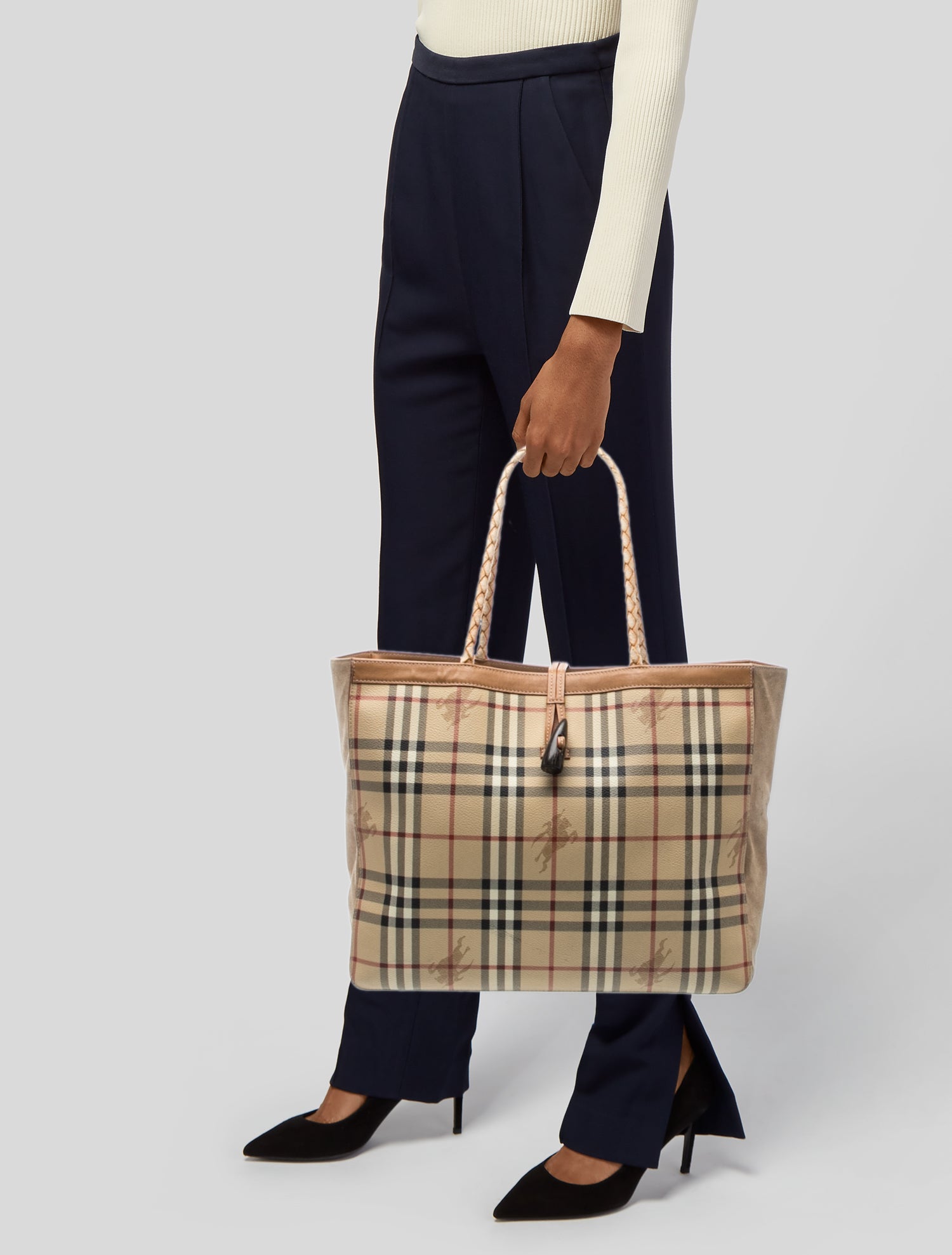 ....t☆*:.。.  BOTTEGA VENETA Bottega Veneta Leather Slip Large - Black Totes, Handbags
