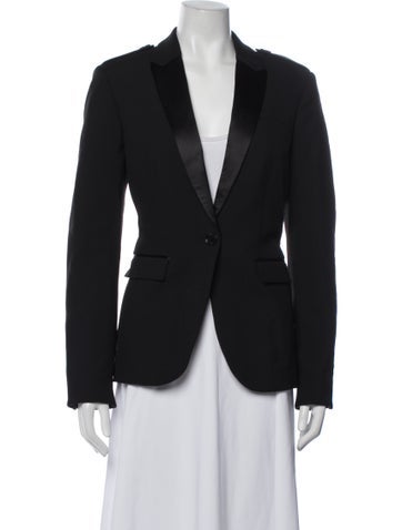 Pre-owned Burberry Blazer W/ Tags In Blue