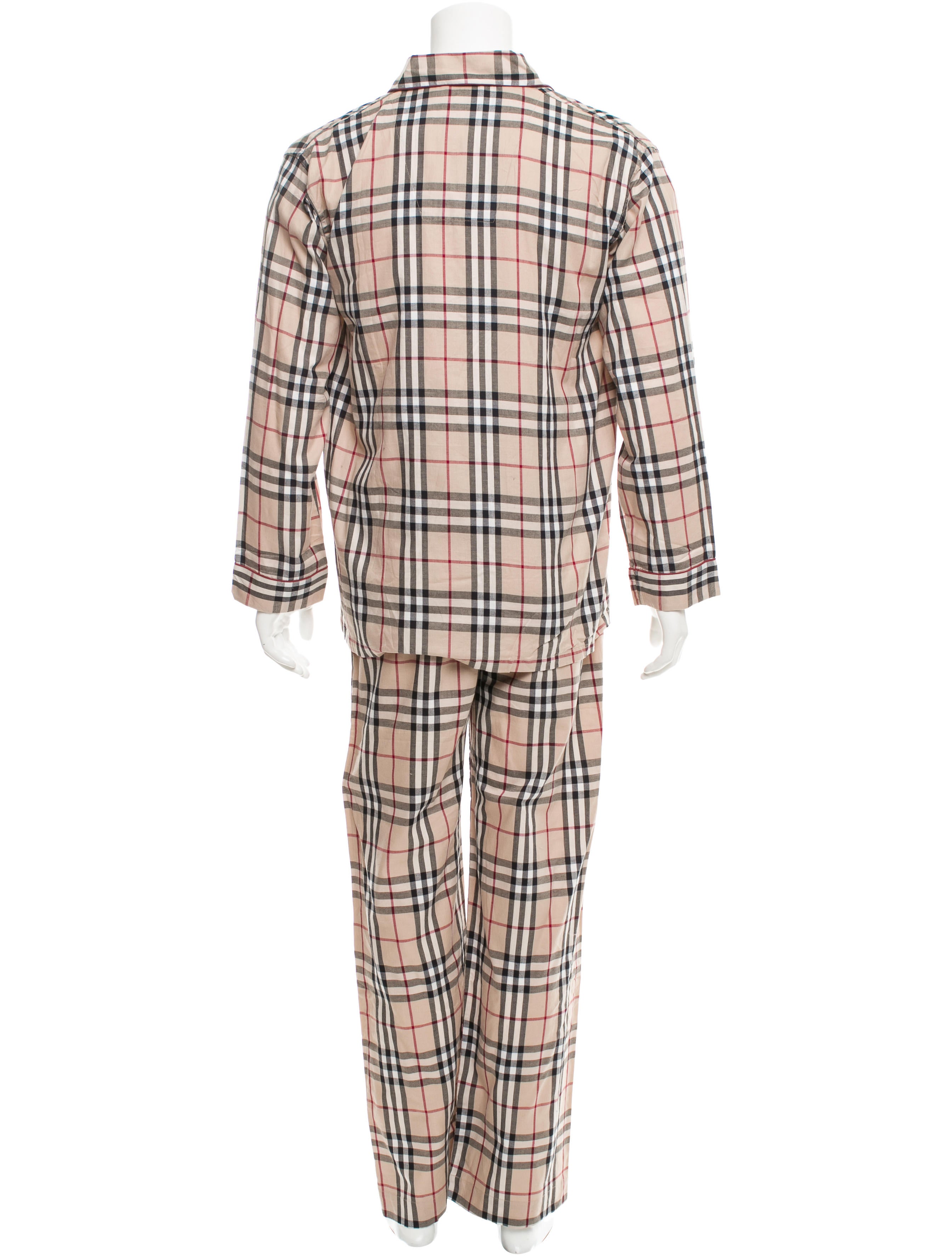 burberry mens pajamas