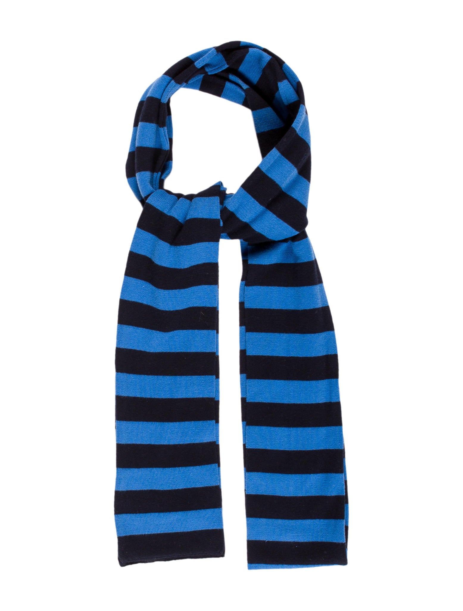 Burberry London Striped Knit Scarf - Accessories - WBURL24963 The RealReal