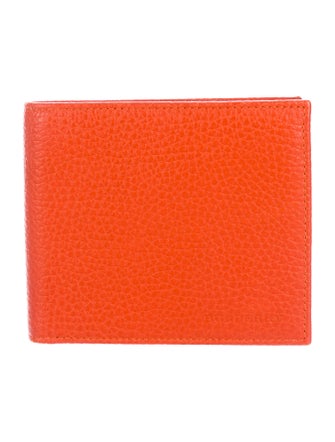 Burberry London Grained Leather Bifold Wallet w/ Tags