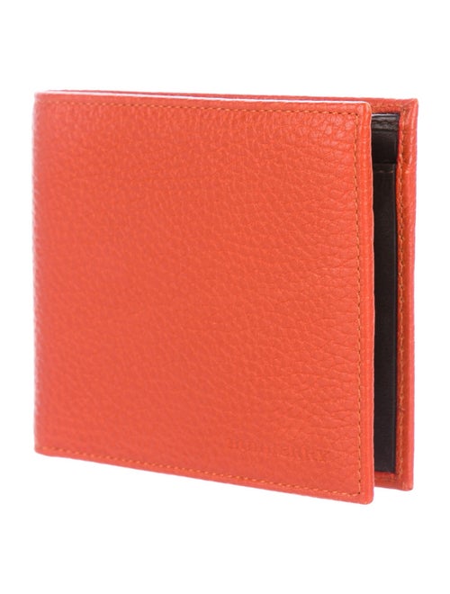 Burberry London Grained Leather Bifold Wallet w/ Tags